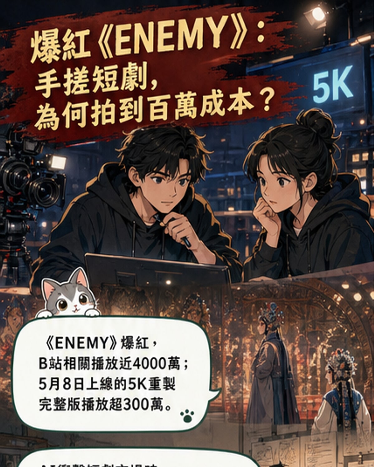 百萬成本手搓爆款《ENEMY》