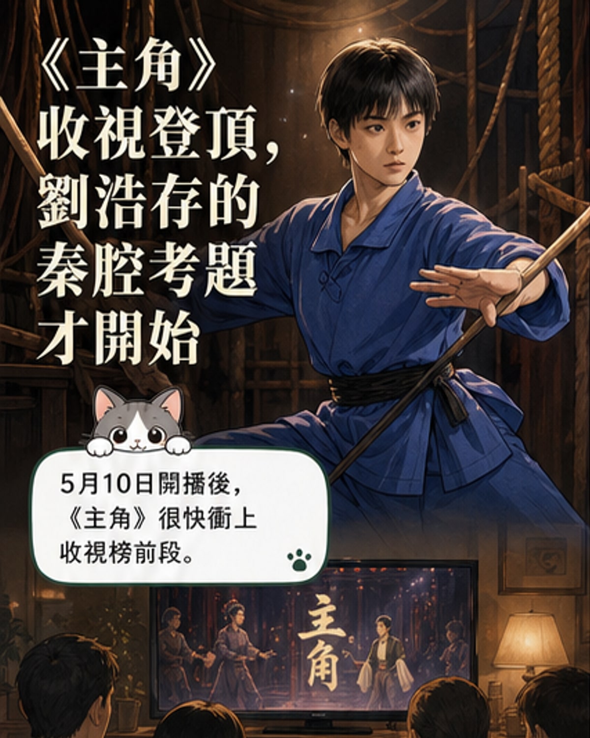 張藝謀監製《主角》收視登頂