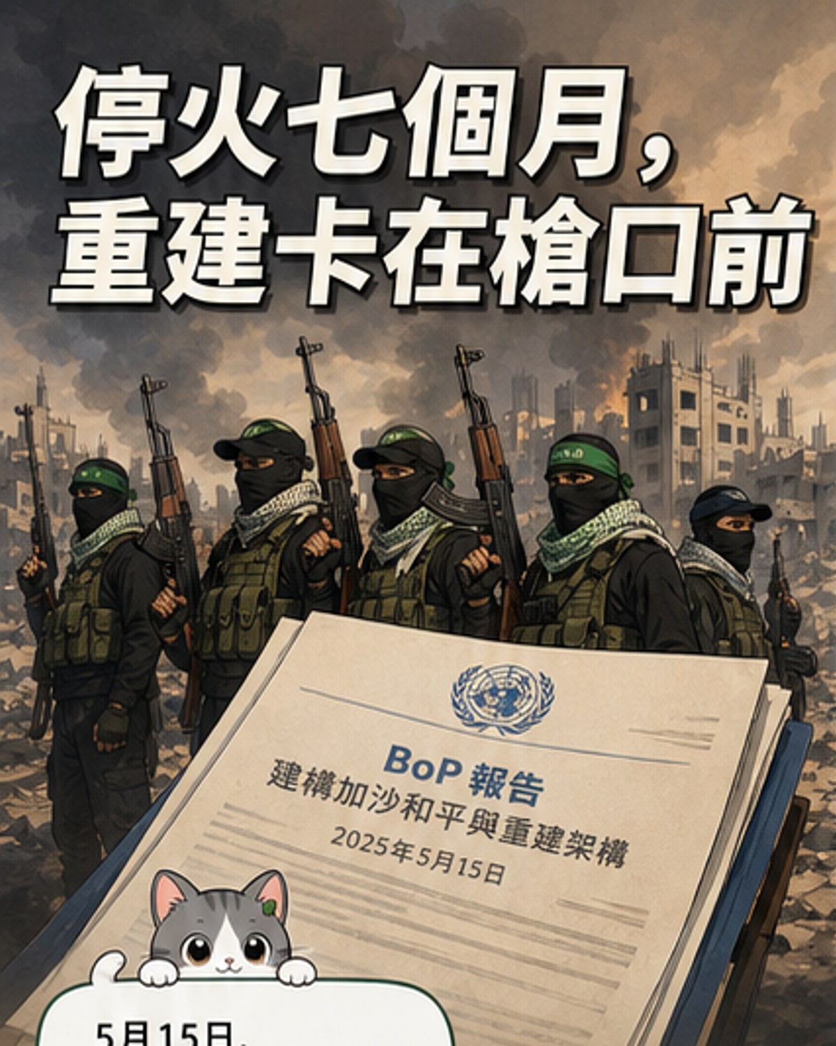 哈馬斯拒解除武裝成和平主要障礙