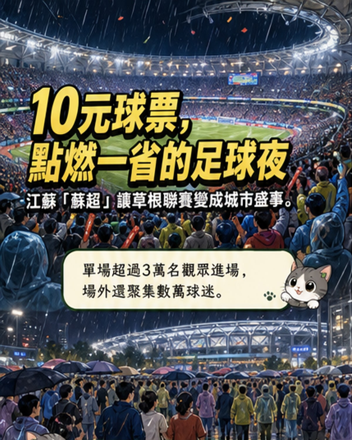 一張十元門票，如何點燃六萬人熱情？