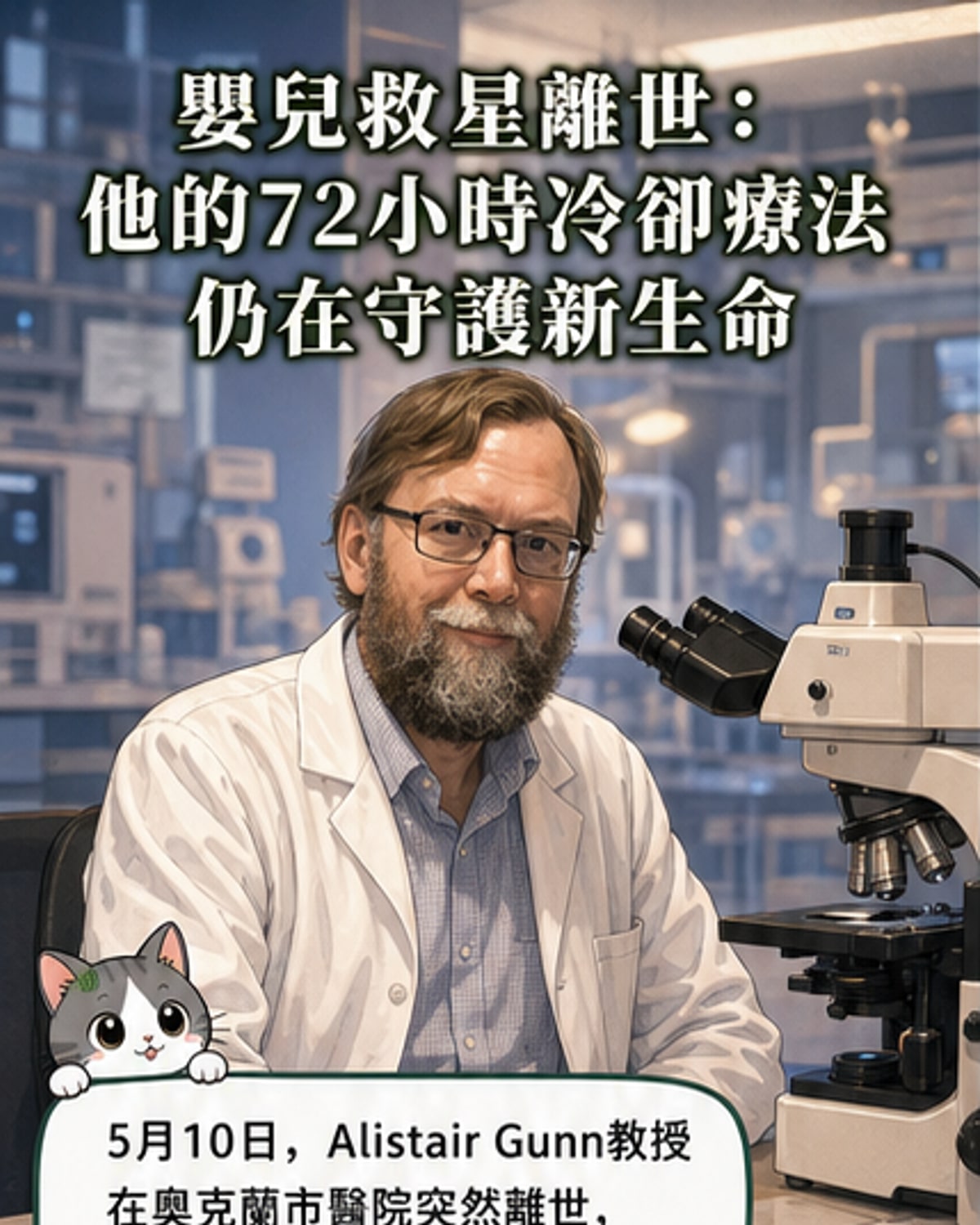 拯救無數新生兒的科學先驅離世