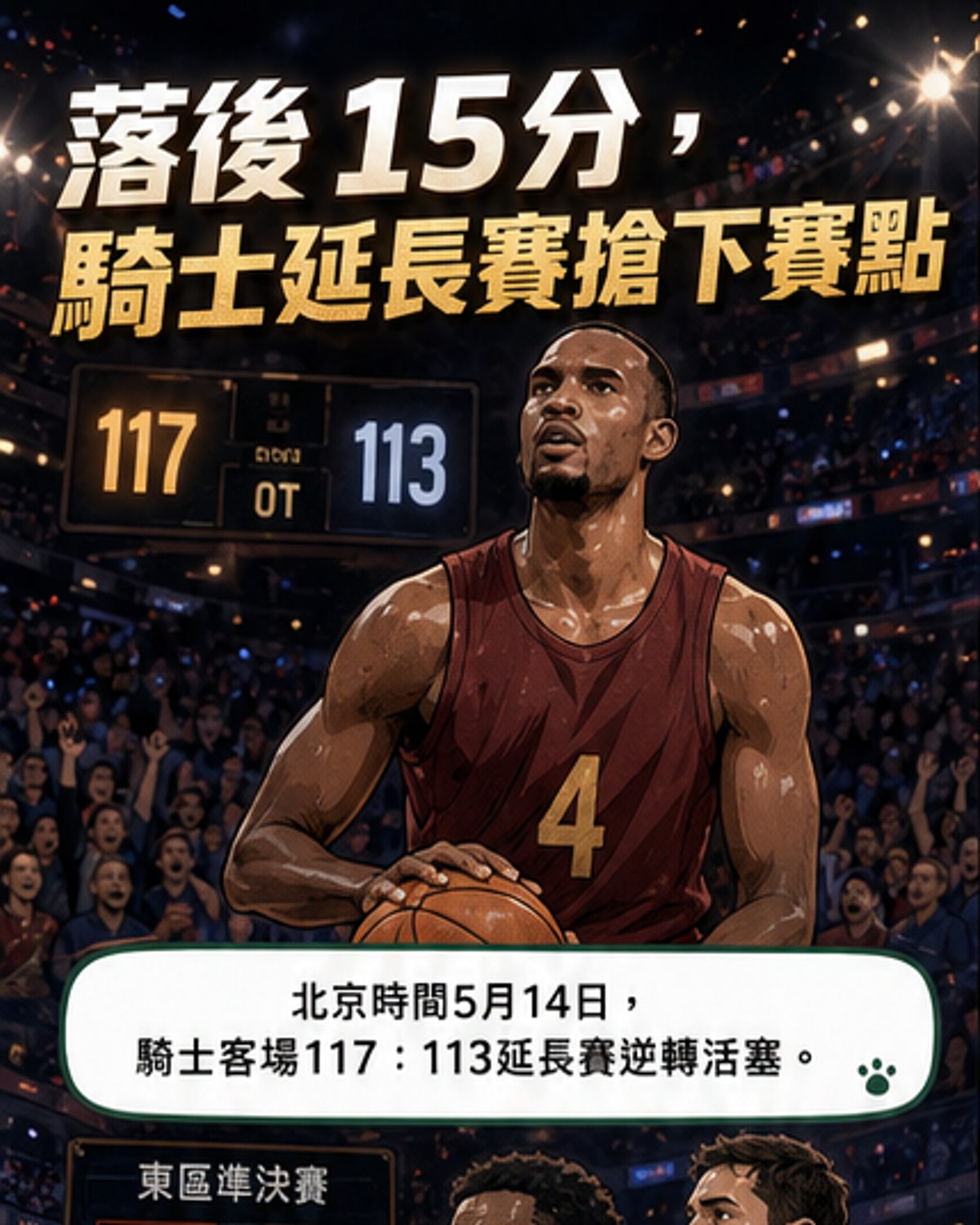 15分逆轉!哈登30分率隊續命