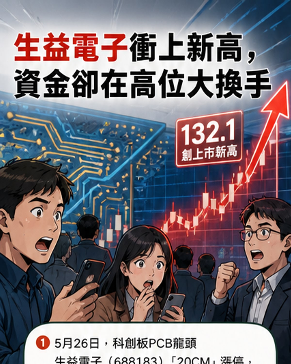 生益電子股價創歷史新高