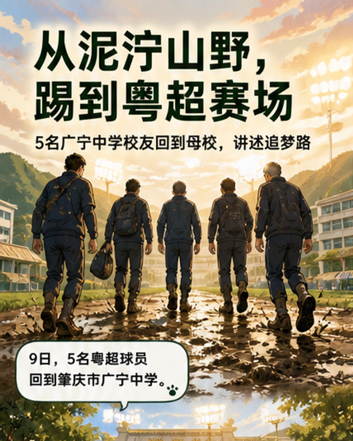 从泥地到省赛,他们的足球梦成真了