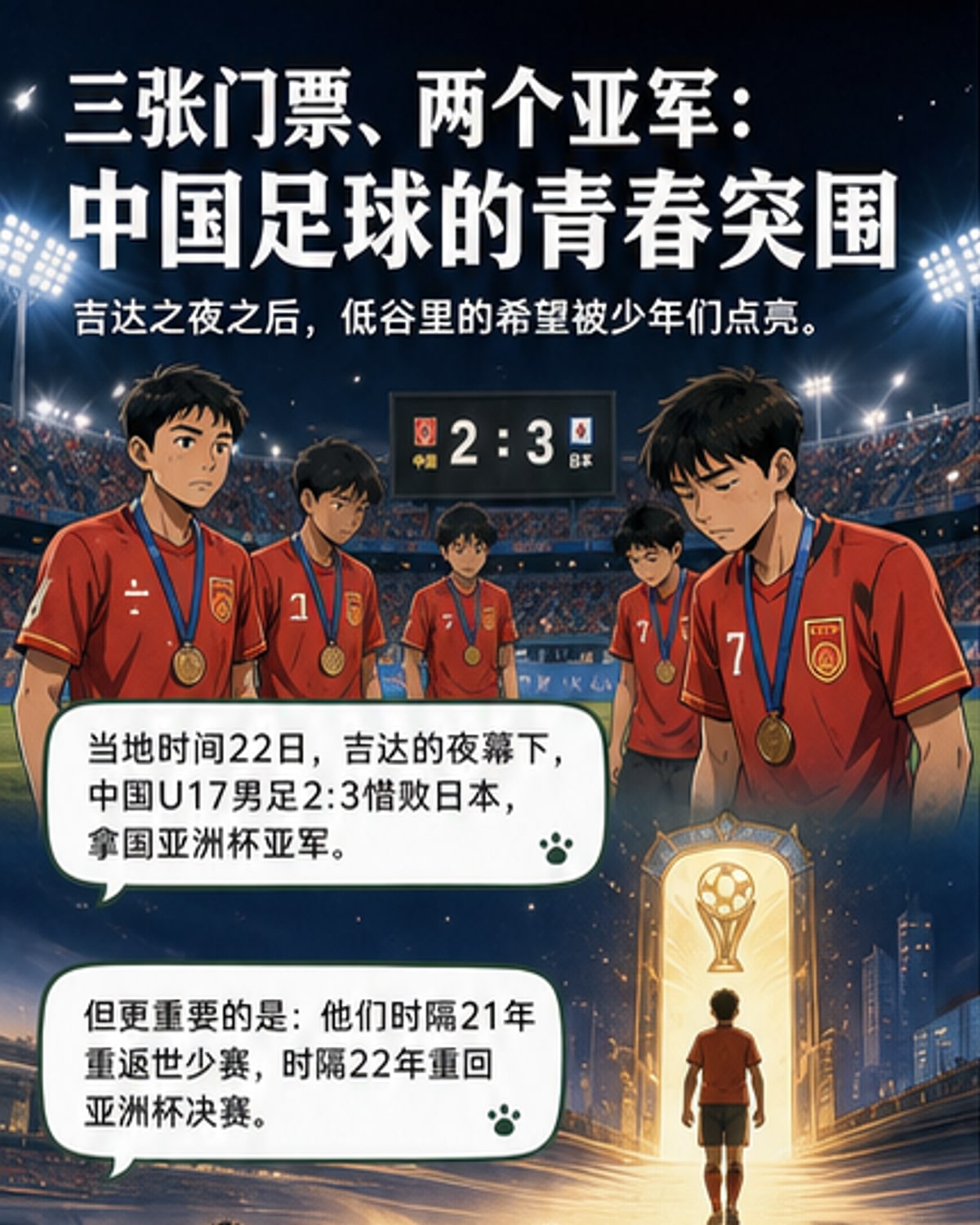 中国足球的青春突围