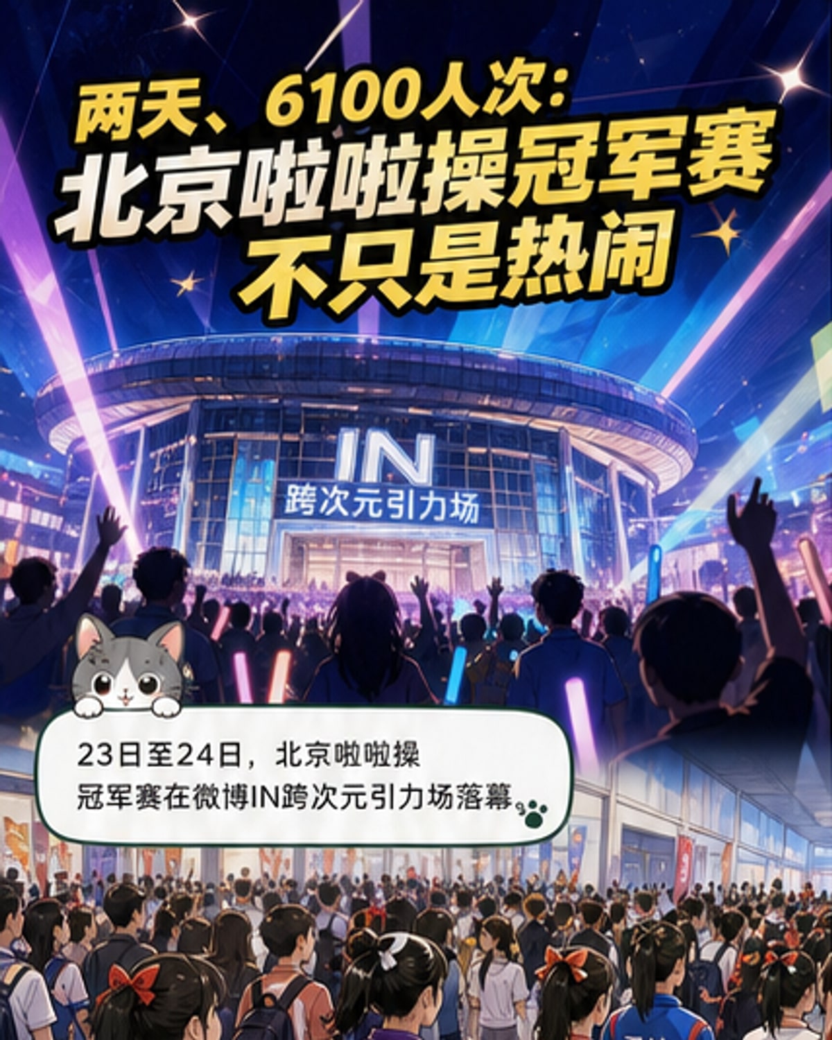北京啦啦操冠军赛落幕
