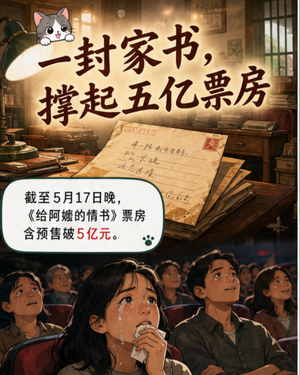 《给阿嬷的情书》破5亿票房