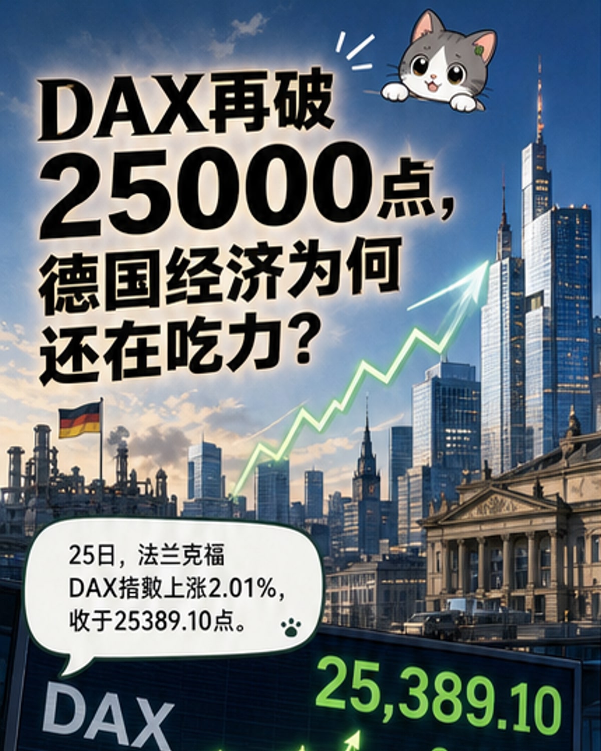 德国DAX指数突破25000点