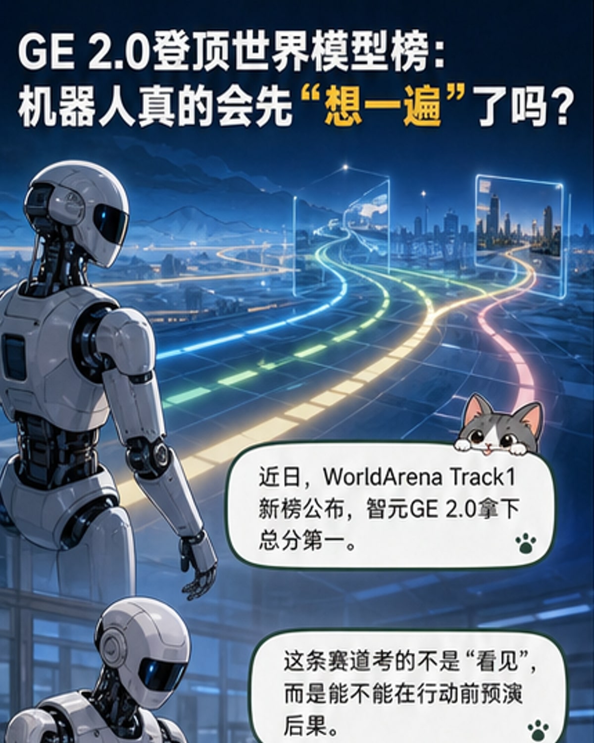 智元GE 2.0登顶世界模型榜单
