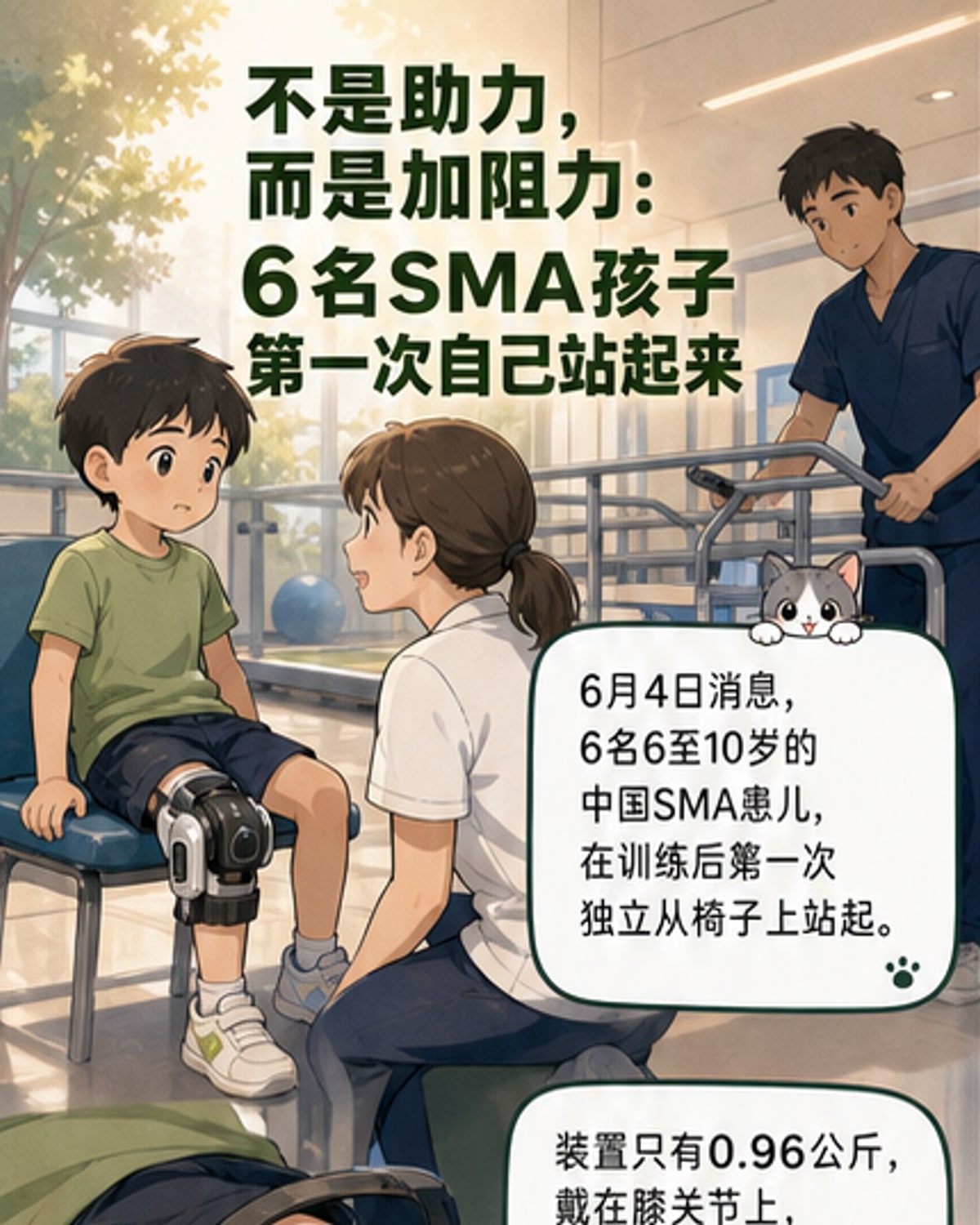 不到1公斤的机器人，让他们站起来了