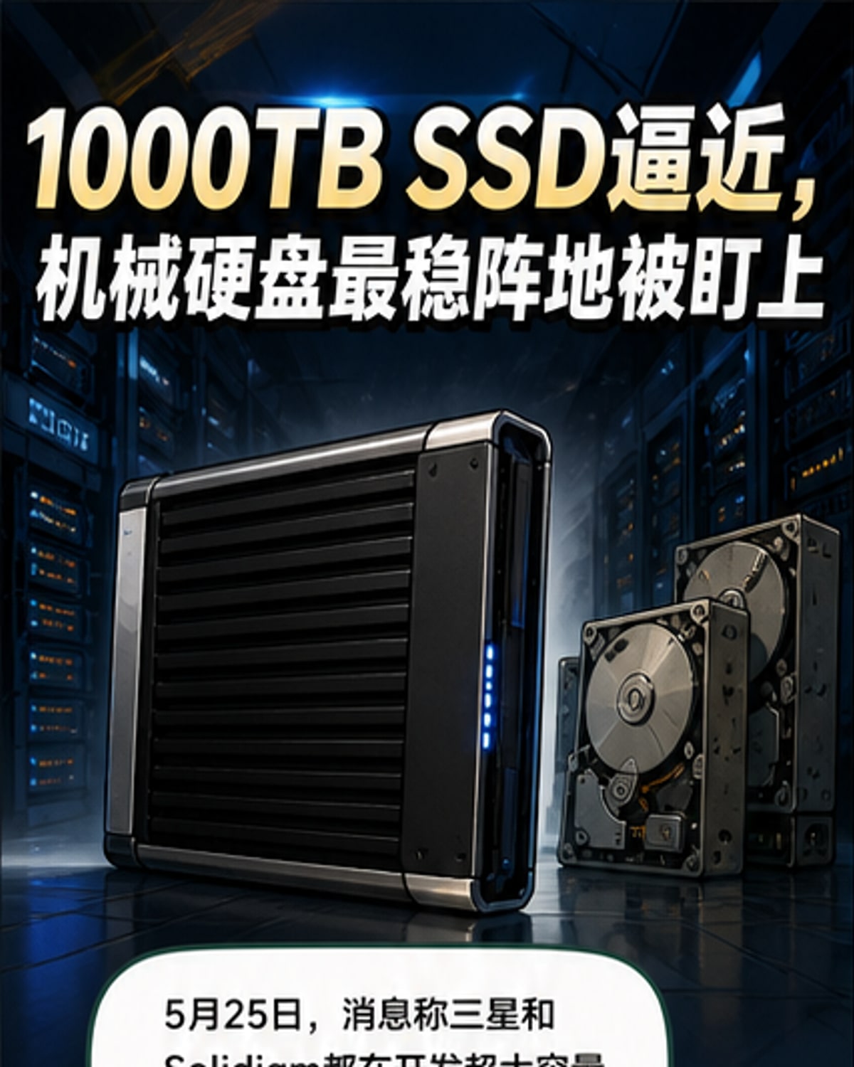 三星实现1000TB SSD突破