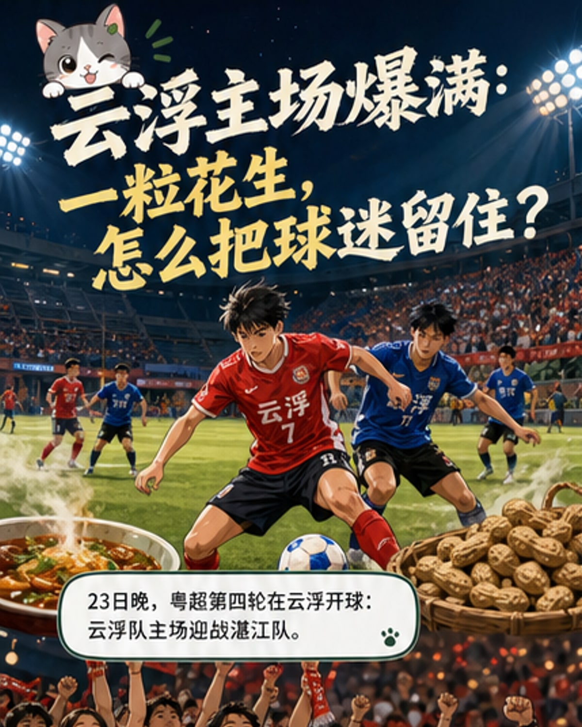 一粒花生圈粉球迷,一场球赛带旺文旅