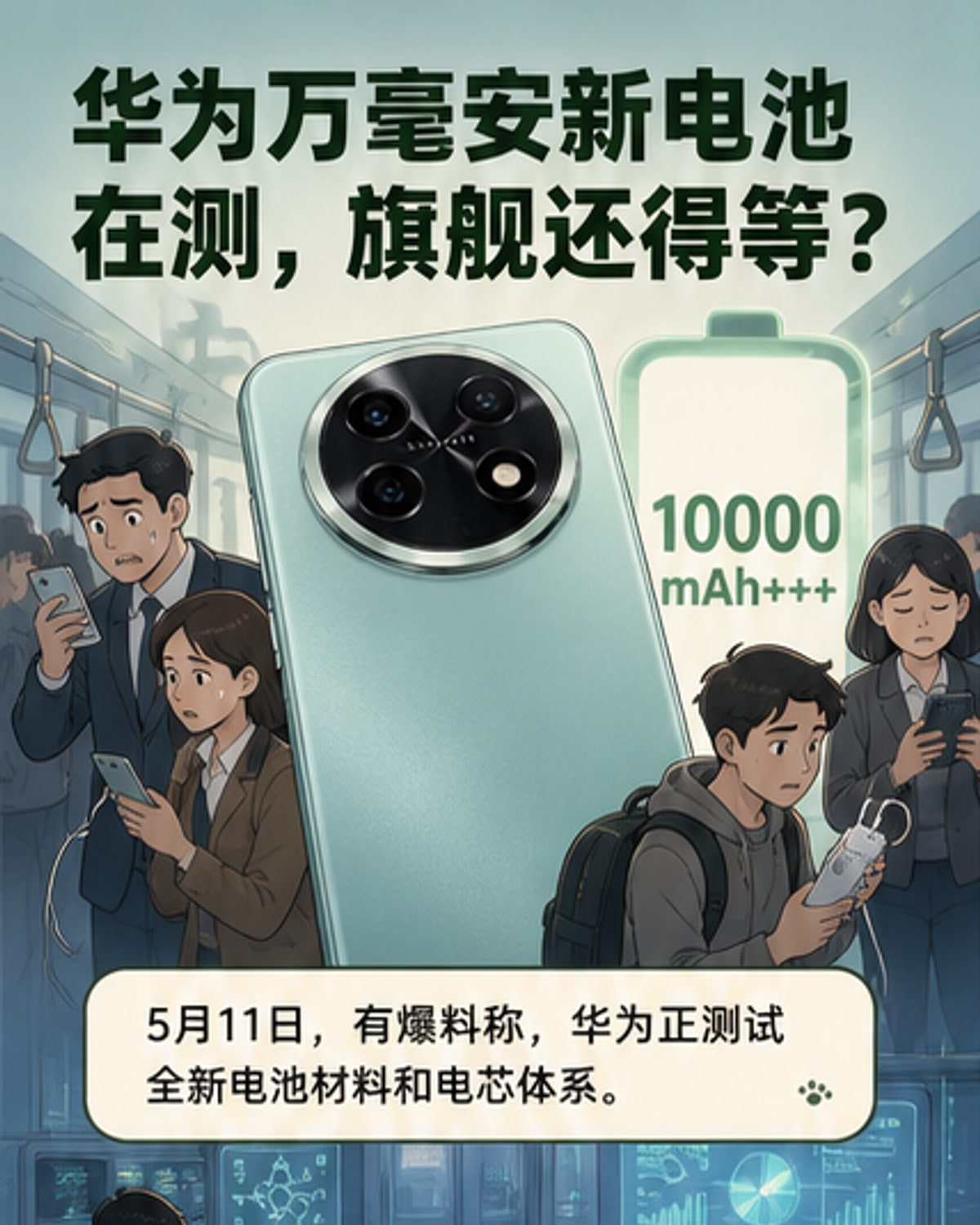 华为手机电池测试新突破