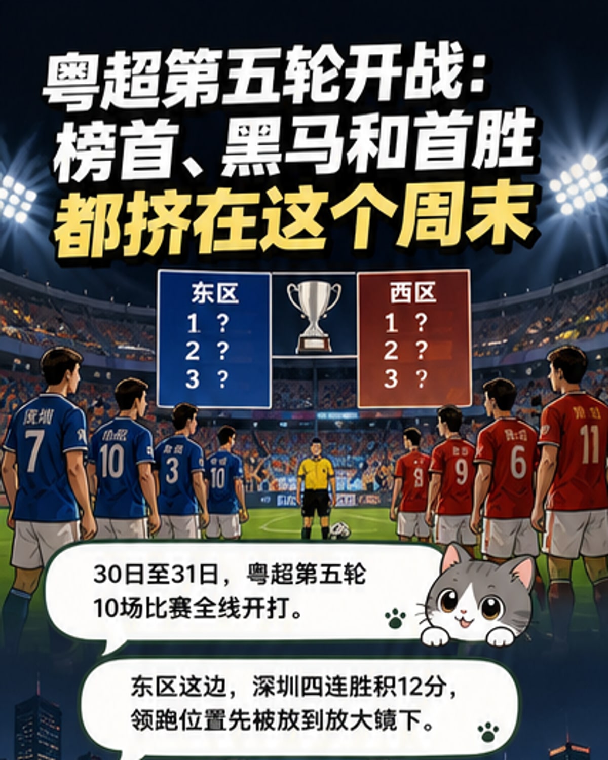 粤超第五轮,场场都是生死战