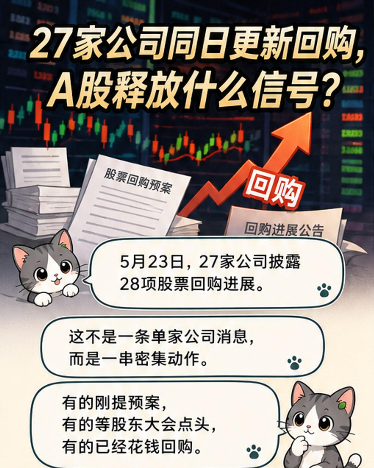 27家A股公司披露回购进展