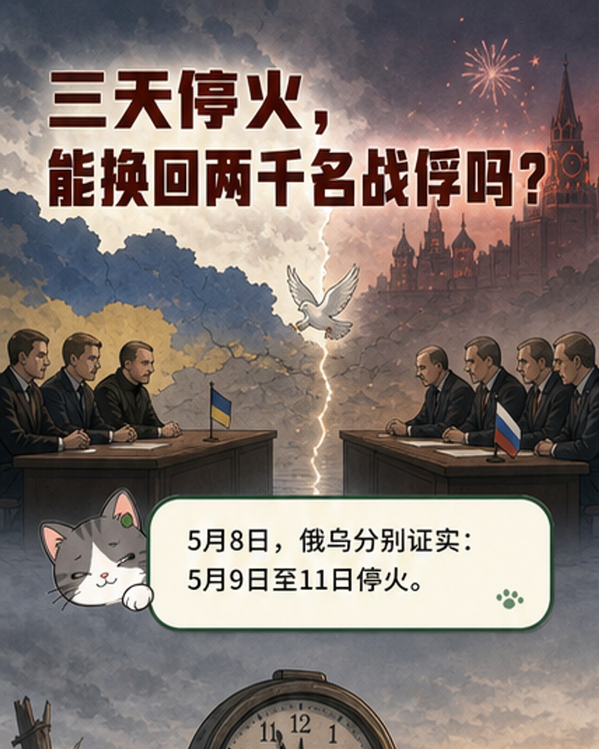 俄乌同意三天停火并交换战俘
