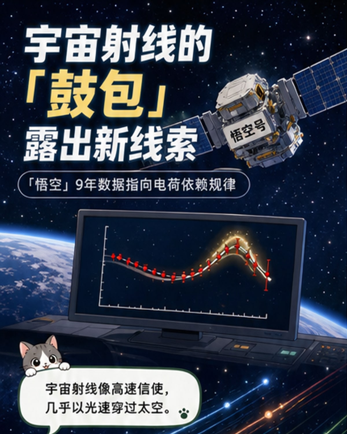 ‘悟空’号发现宇宙射线起源关键线索