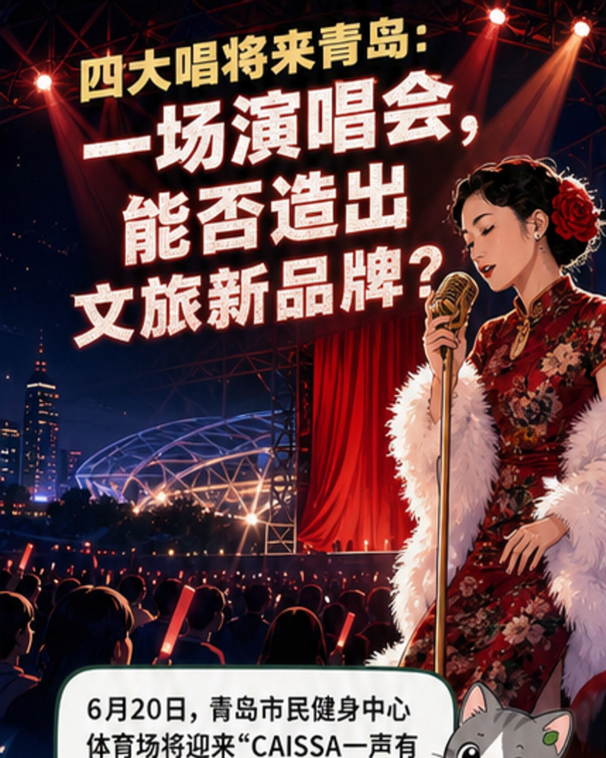 四大唱将齐聚青岛开唱