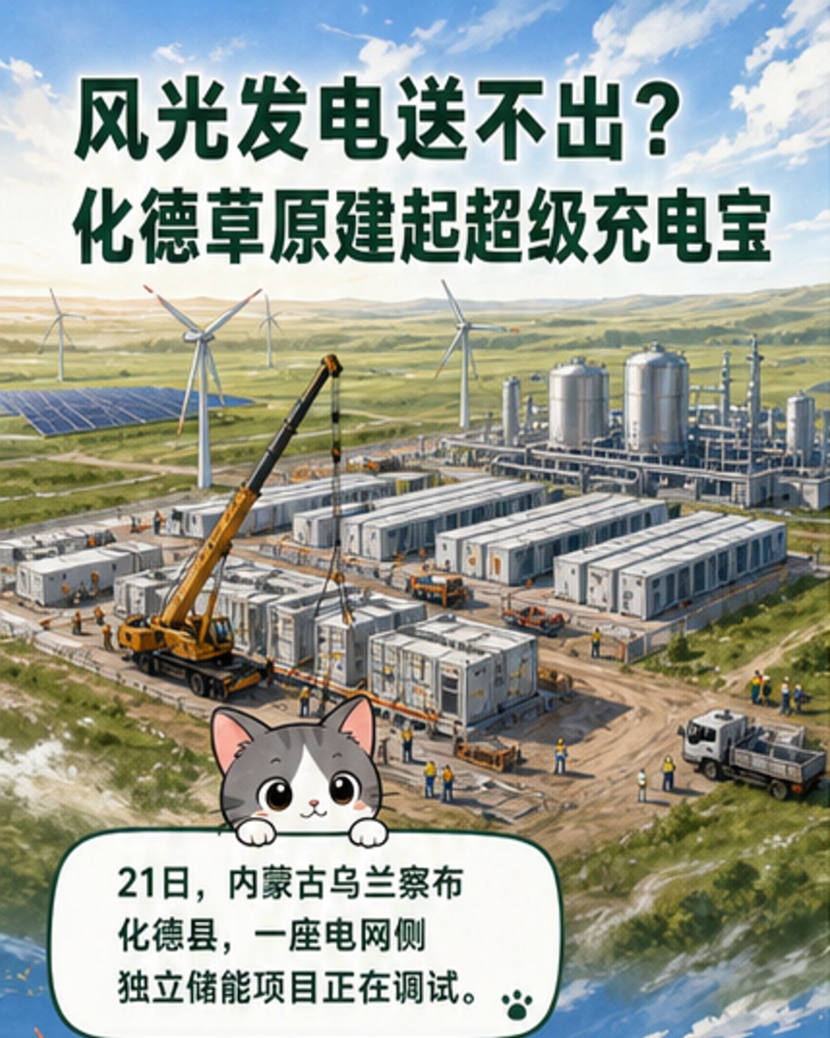 草原上的超级充电宝来了