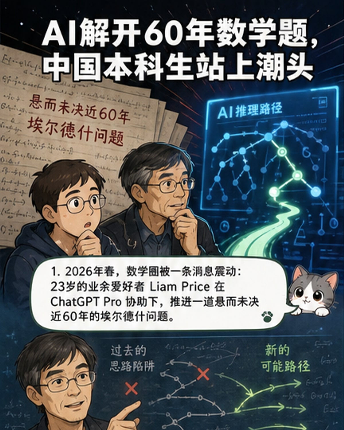 AI解开60年数学难题，中国学生站上潮头
