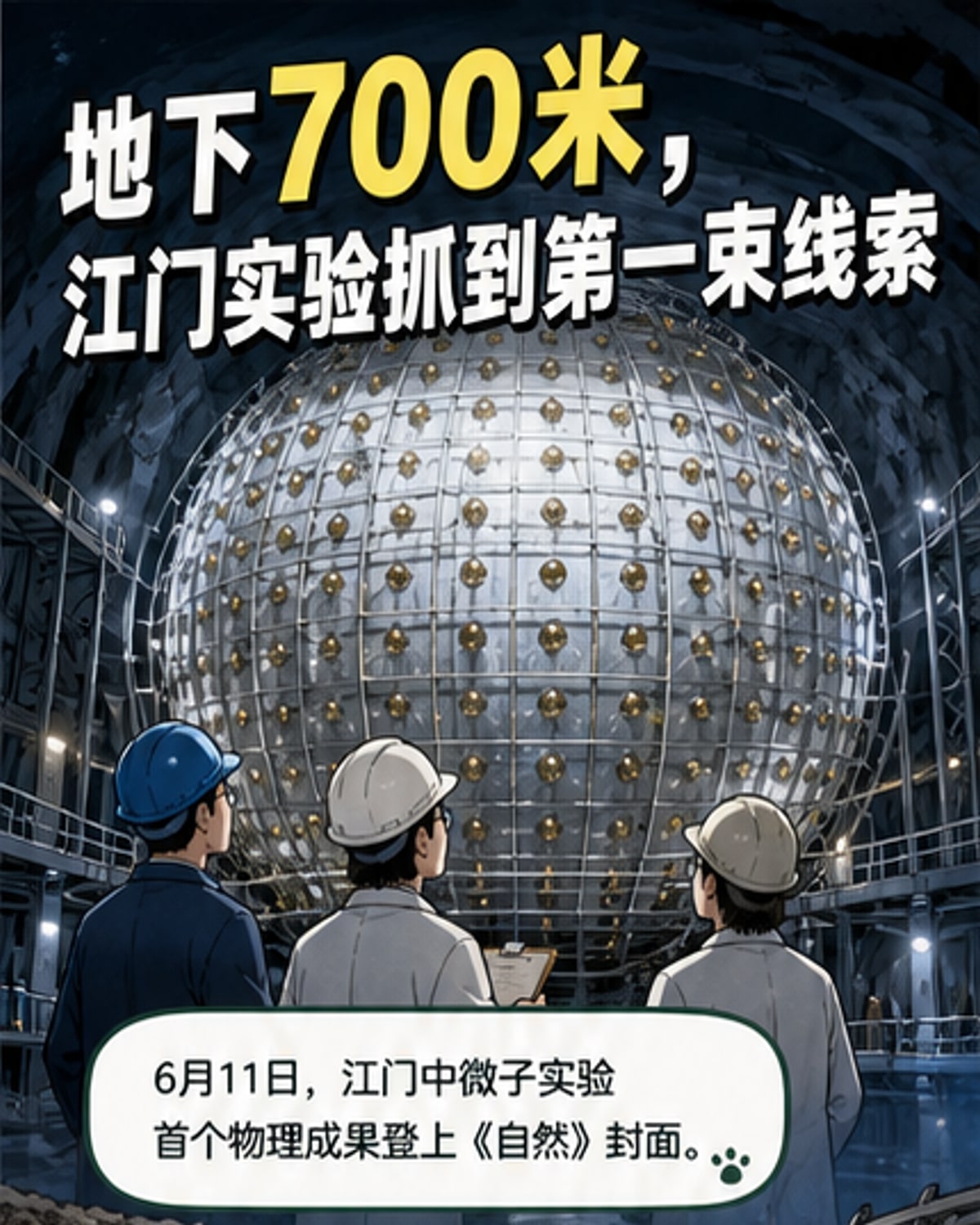 地下700米捕捉幽灵粒子