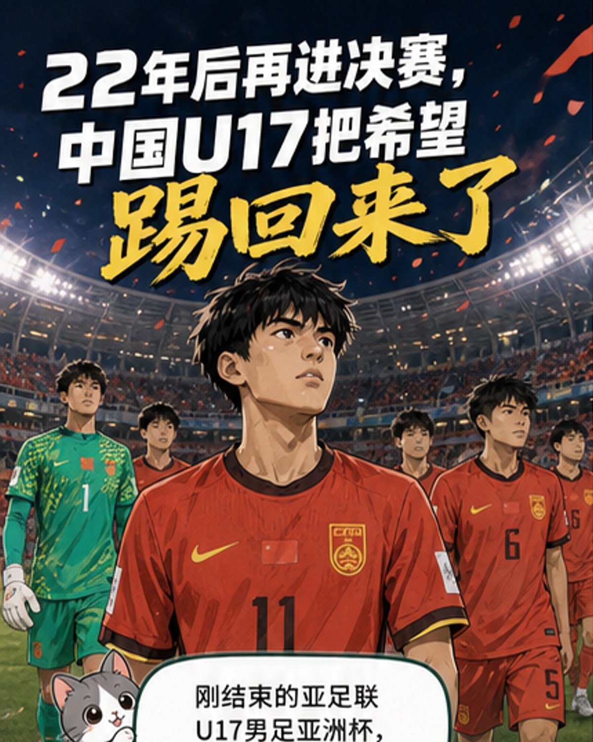 U17男足时隔22年再进决赛