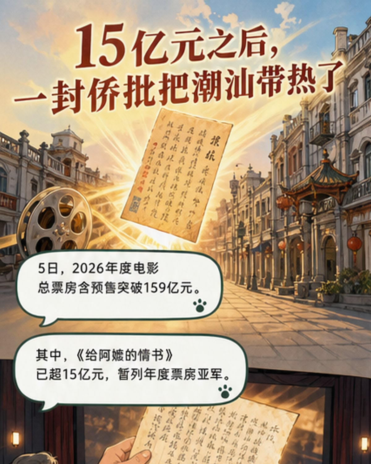 《给阿嬷的情书》破15亿票房