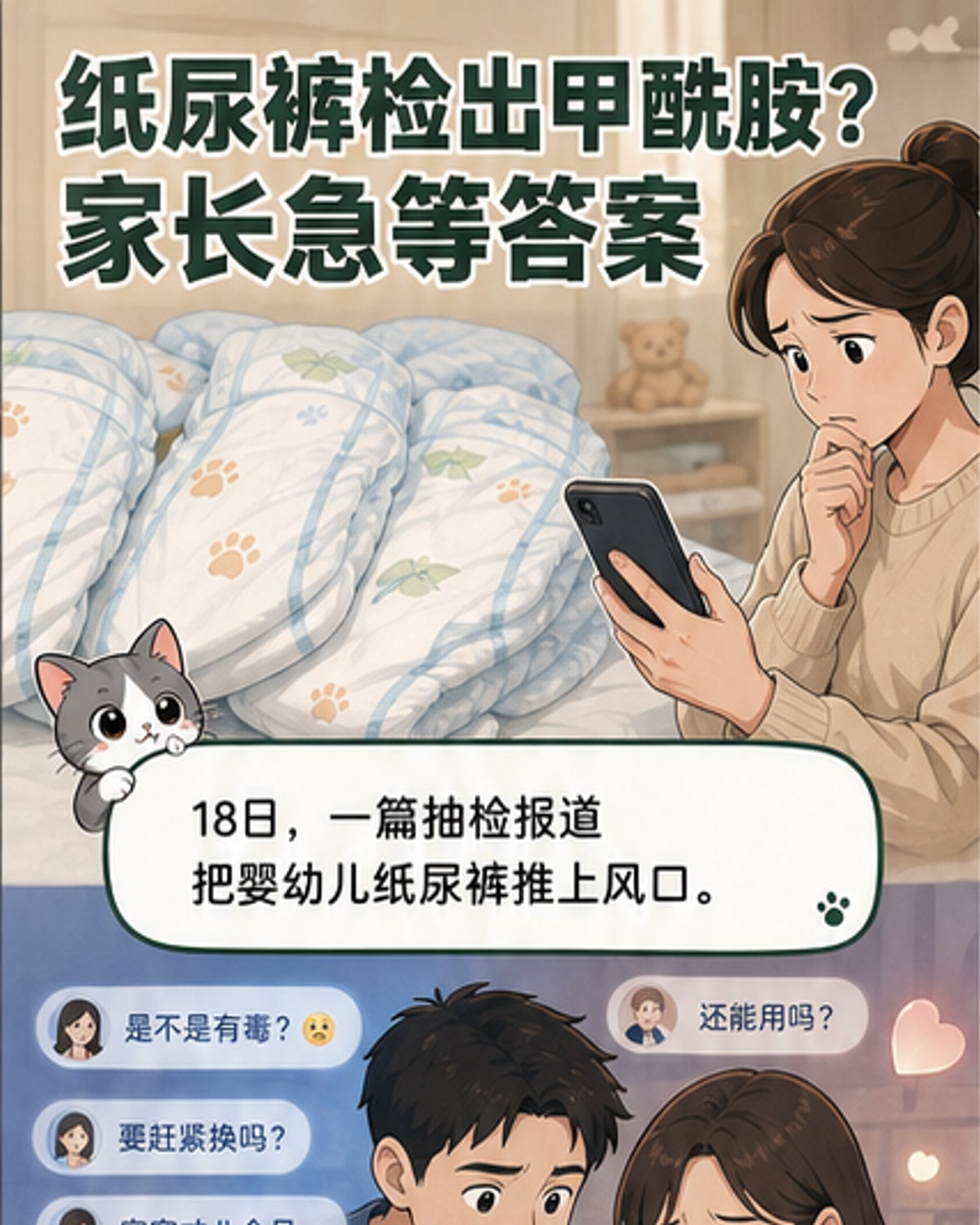 纸尿裤被曝含毒?