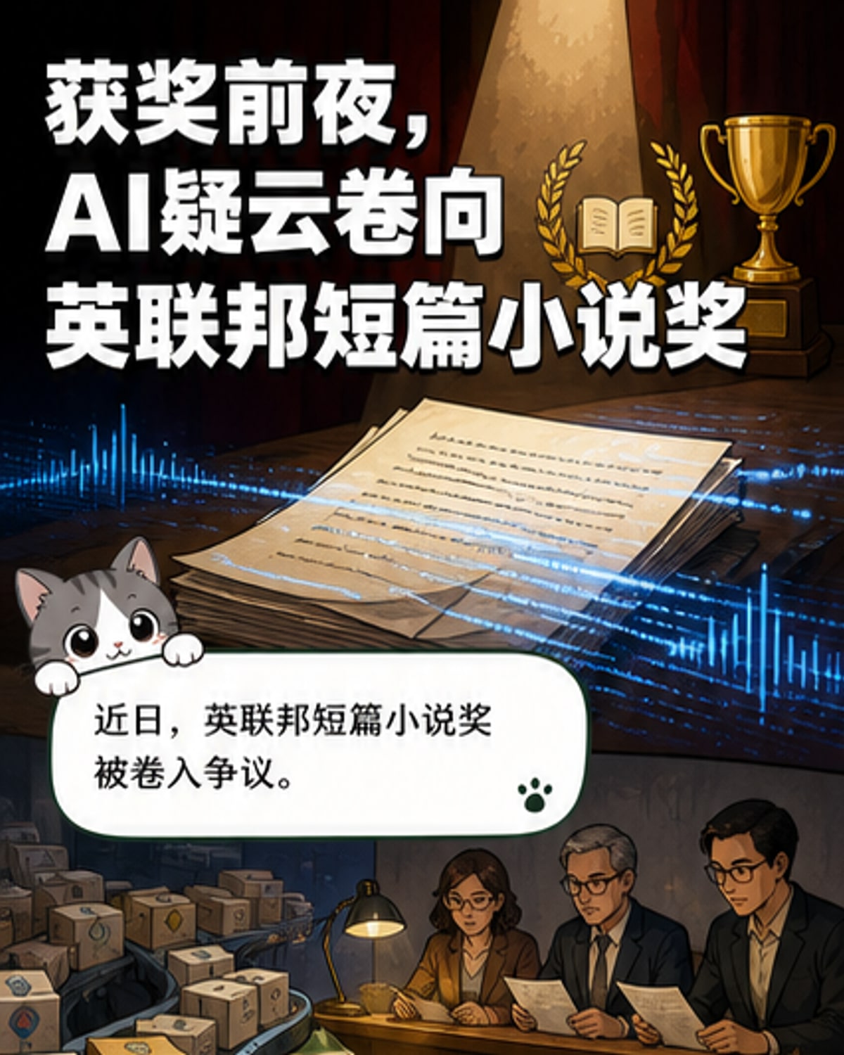 短篇小说奖卷入AI争议
