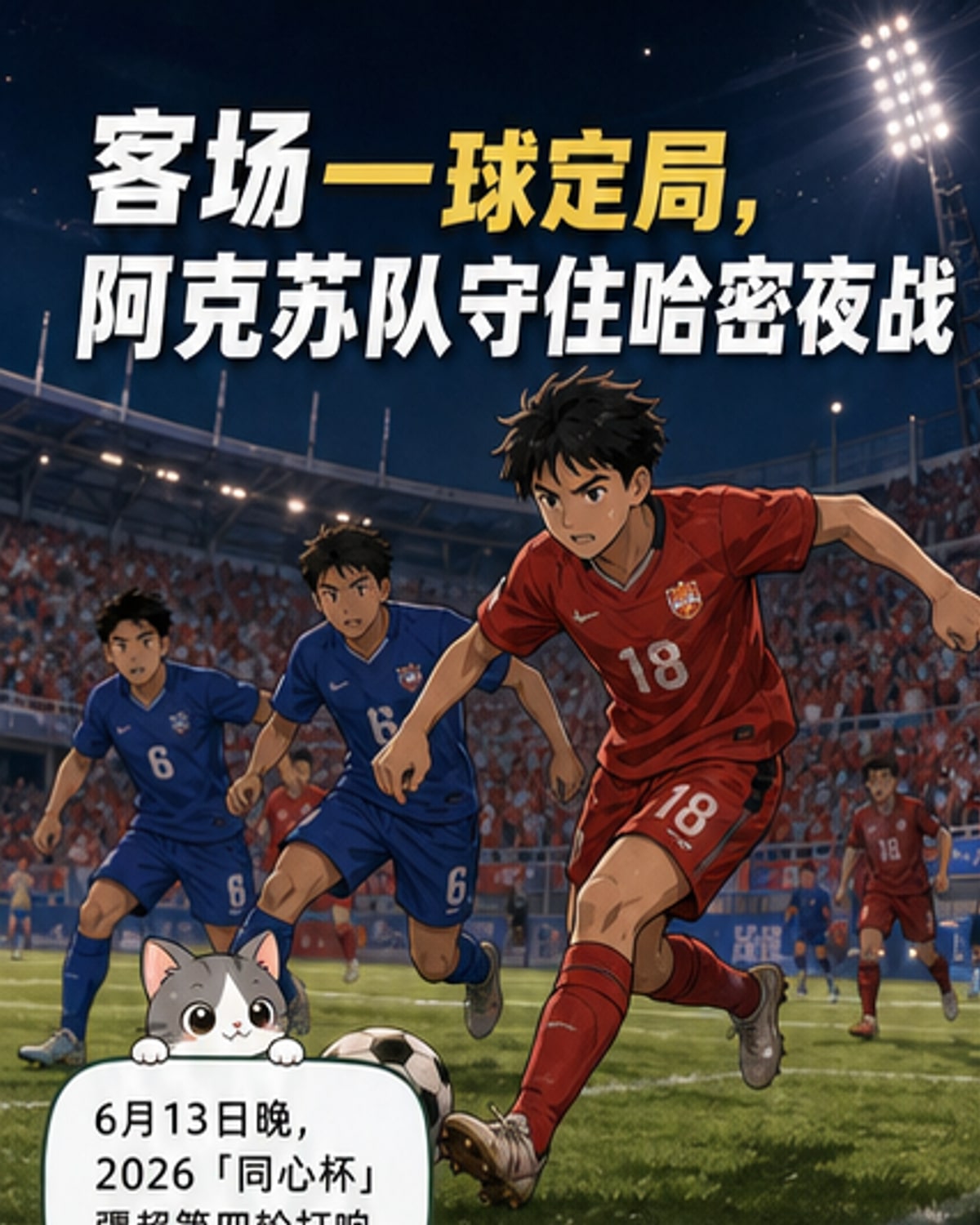 客场1:0取胜,阿克苏队赢下关键战