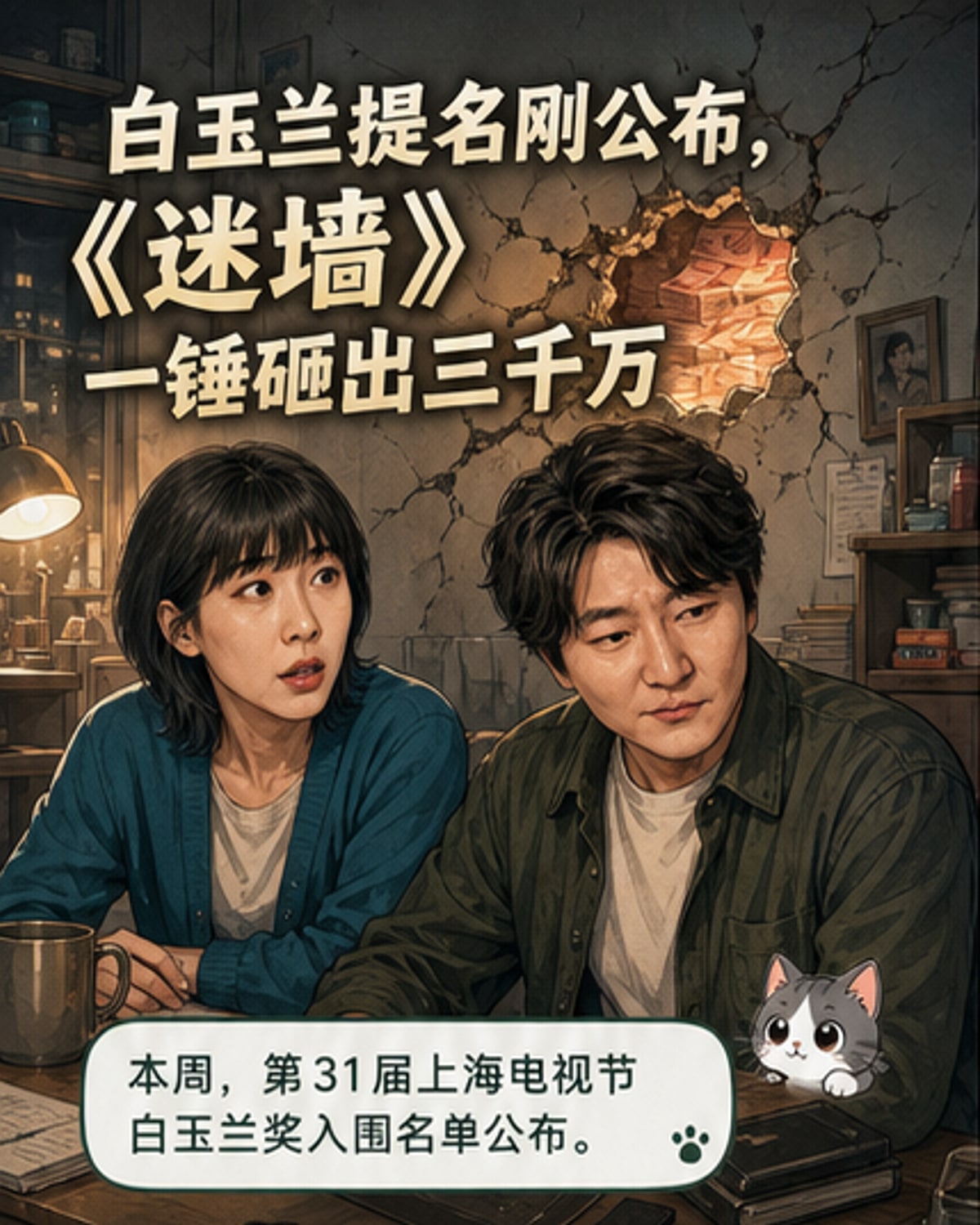 白玉兰提名演员主演新剧将播