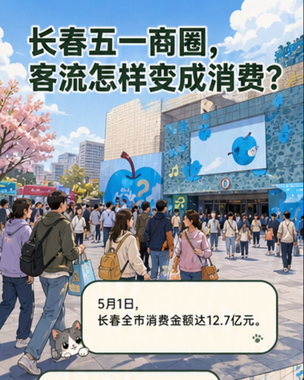 五一假期长春消费热力图