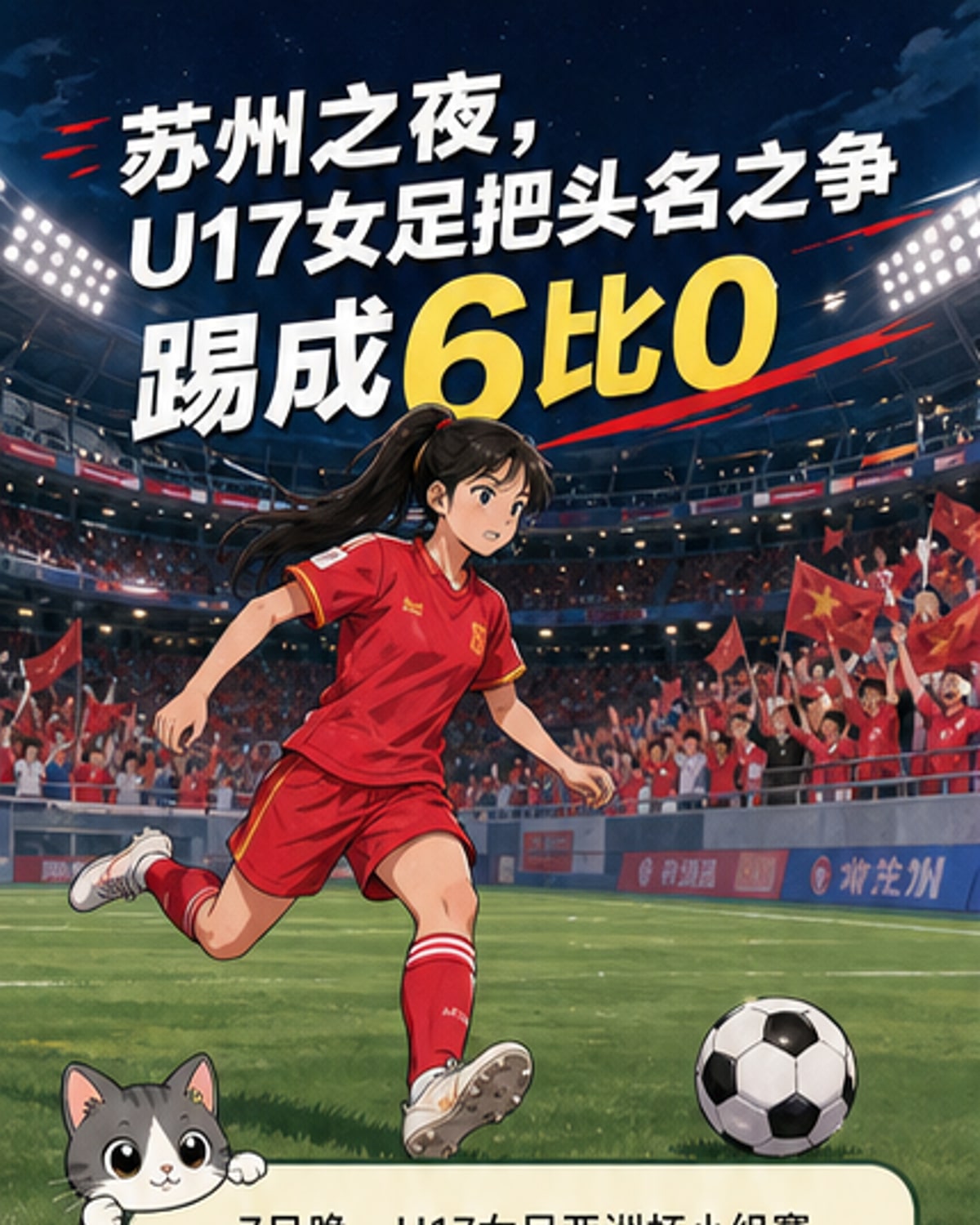 中国女足U17 6-0 泰国