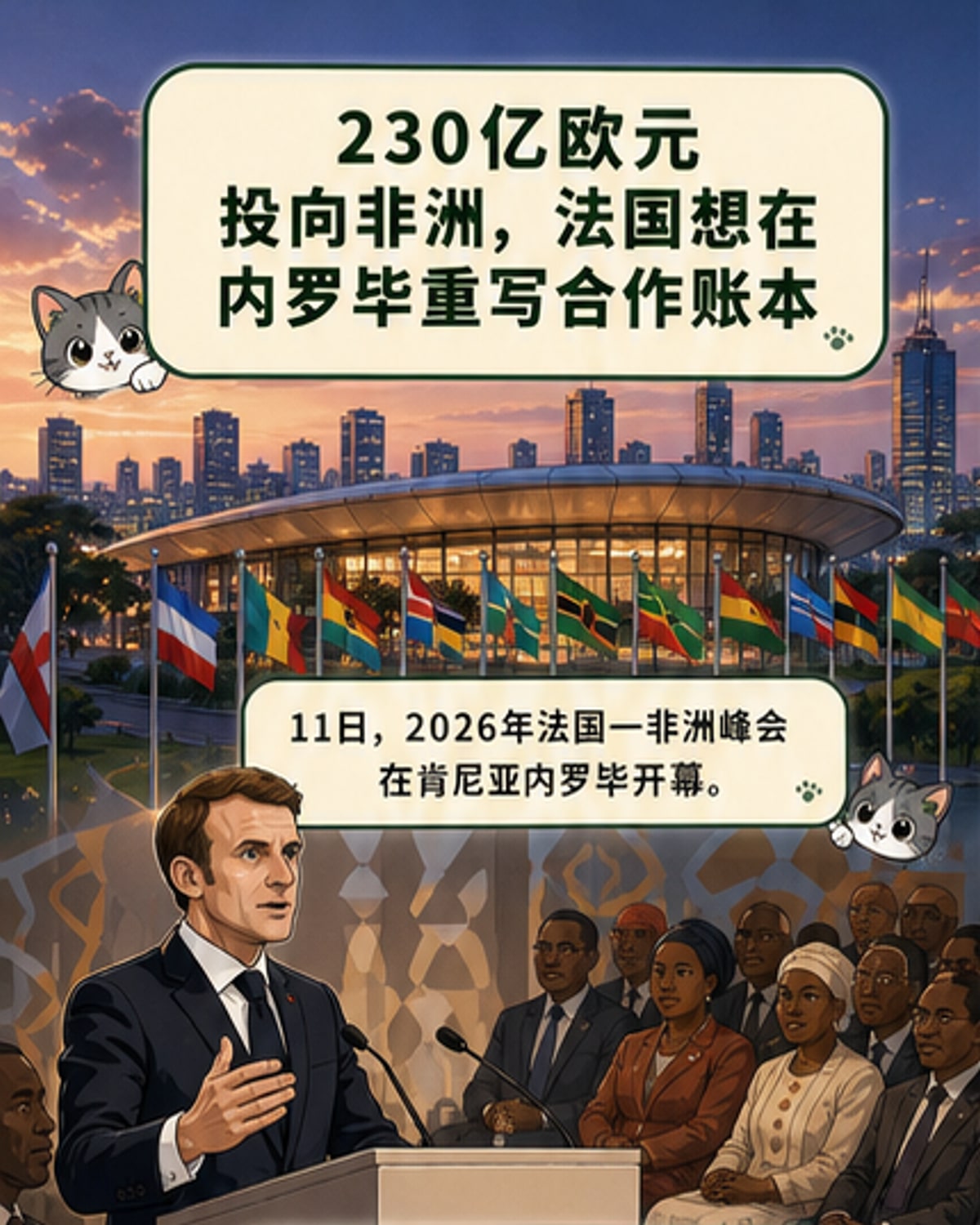 法国宣布230亿欧元投向非洲