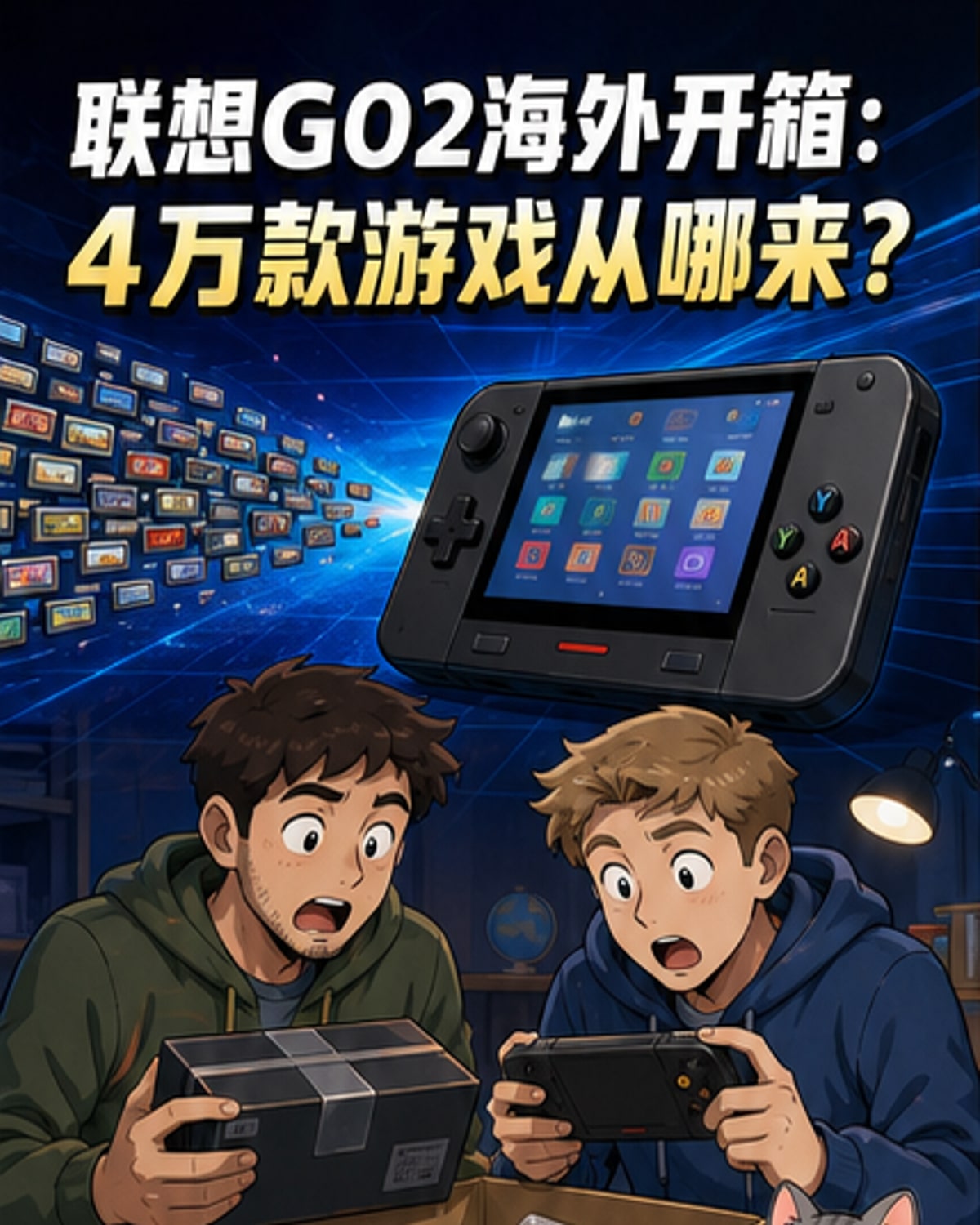 联想掌机现4万盗版游戏