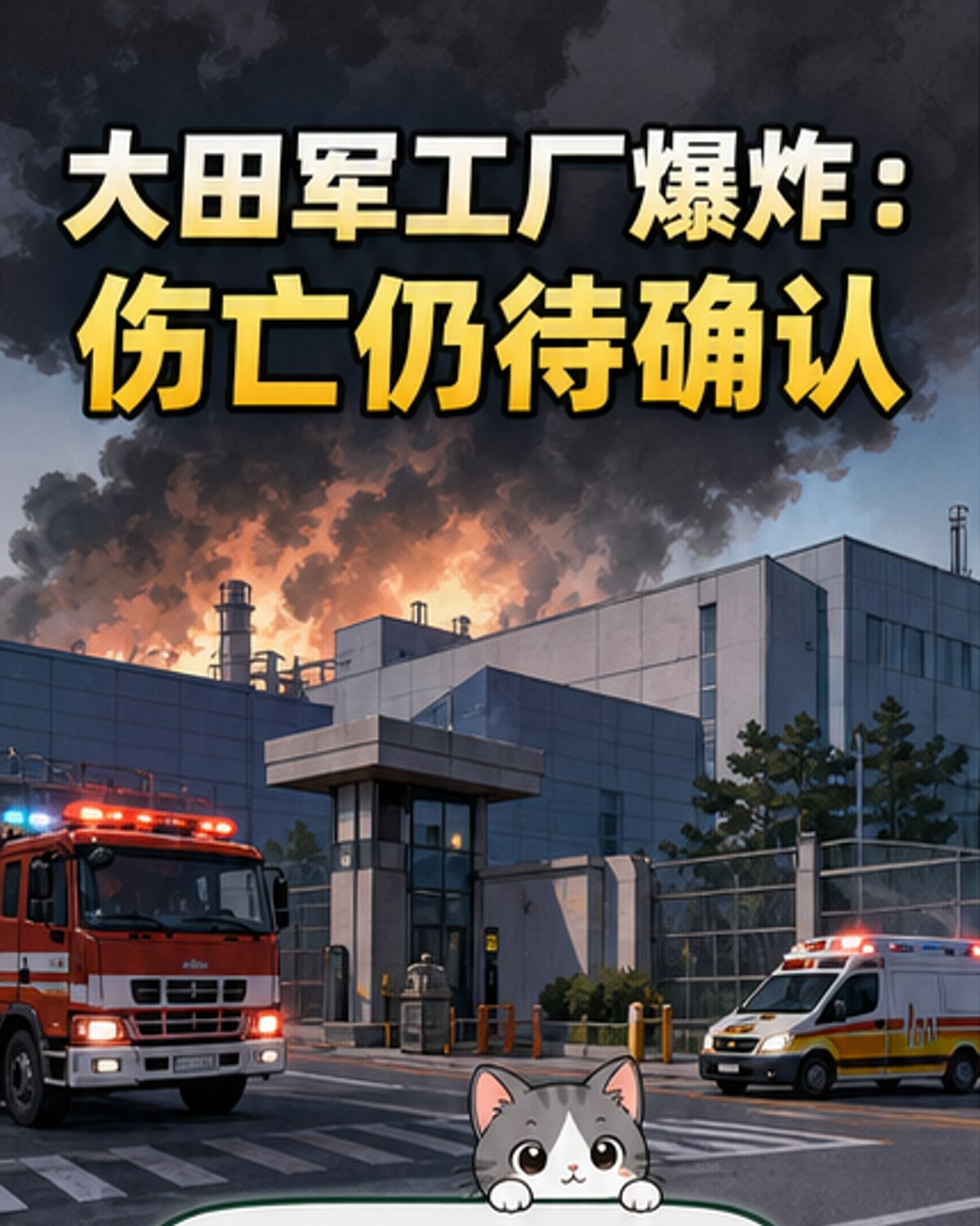 韩国军工工厂爆炸