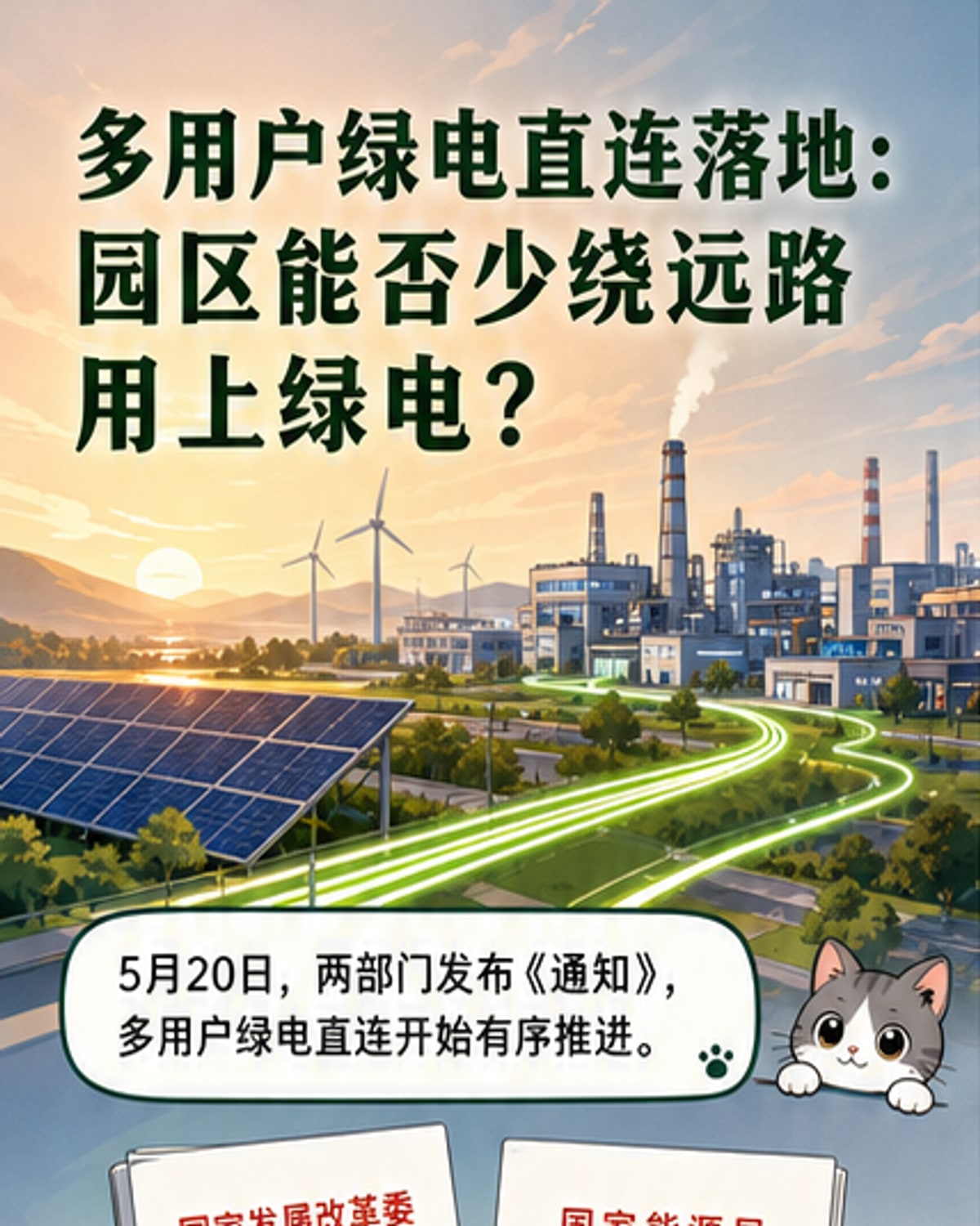 多用户绿电直连新政落地