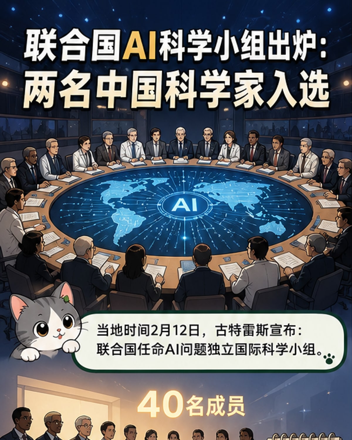 联合国任命AI科学小组