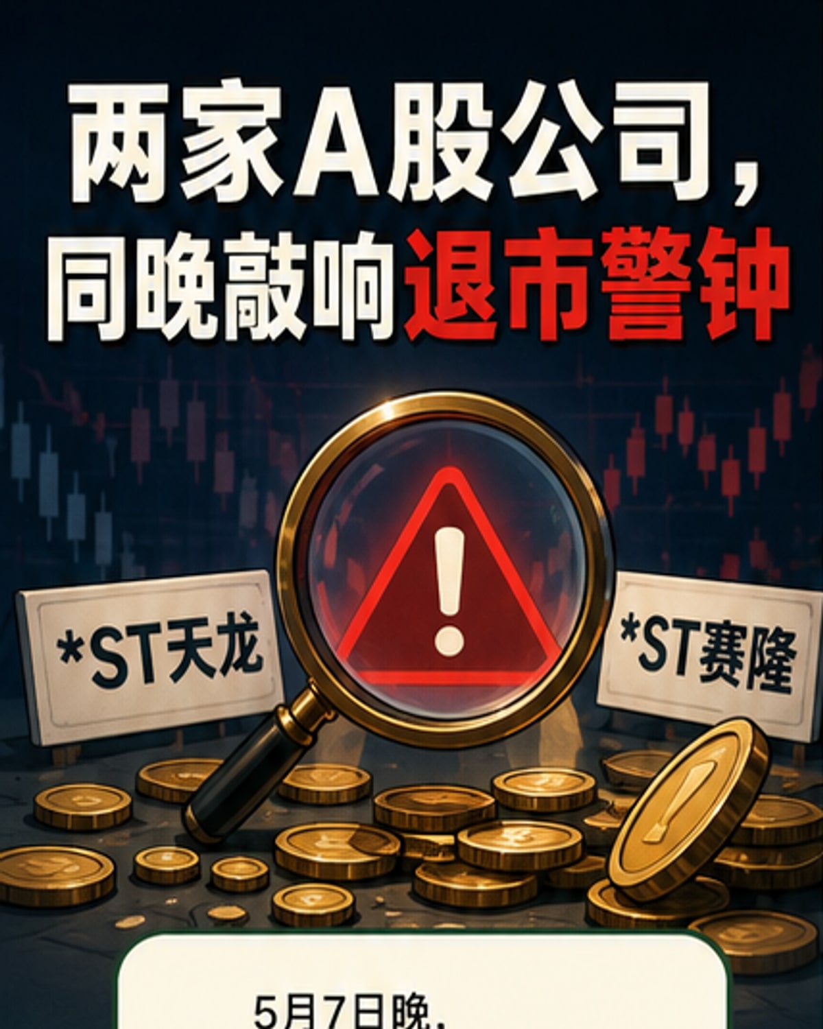 两家A股公司即将退市