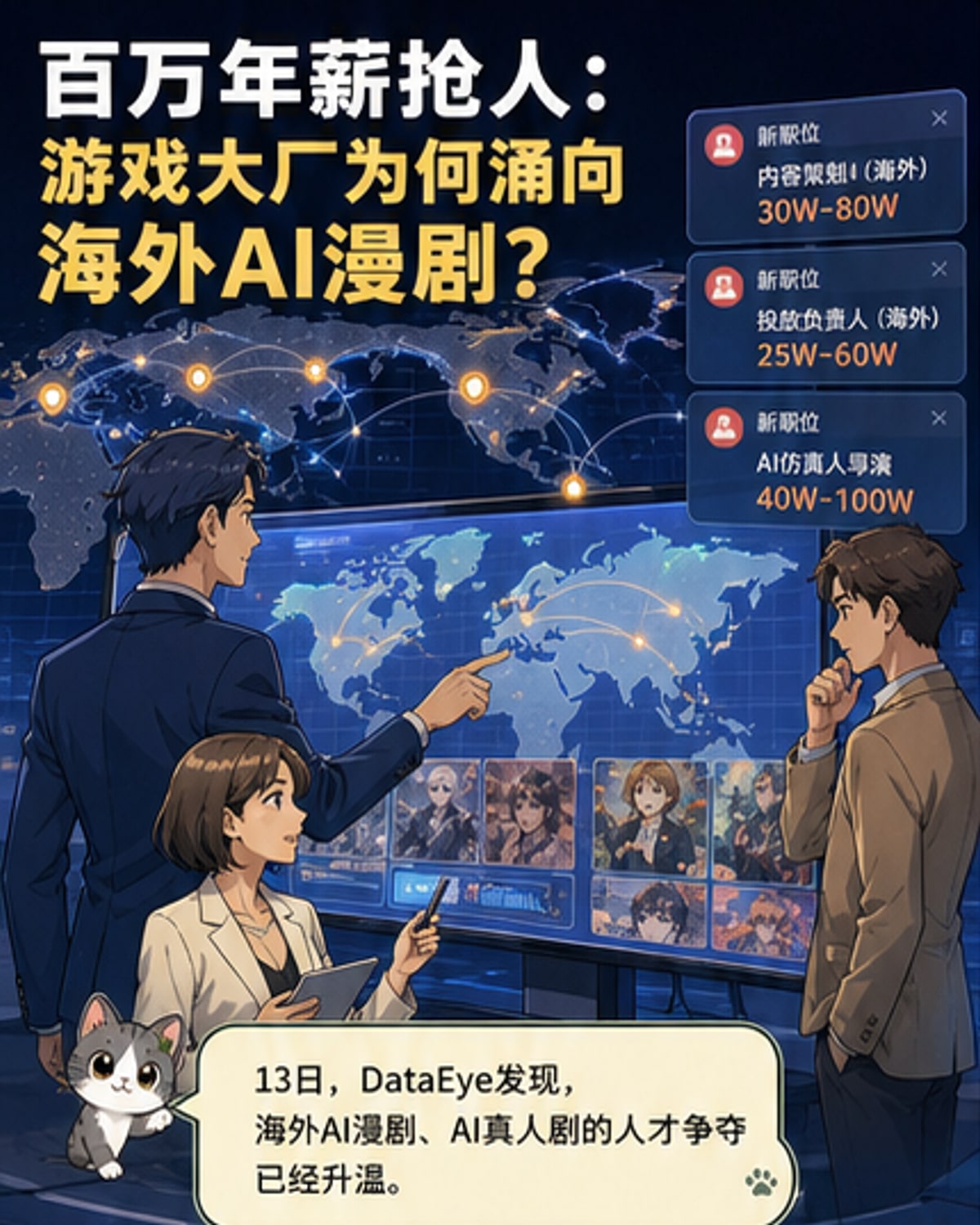 百万年薪抢人!AI漫剧出海热