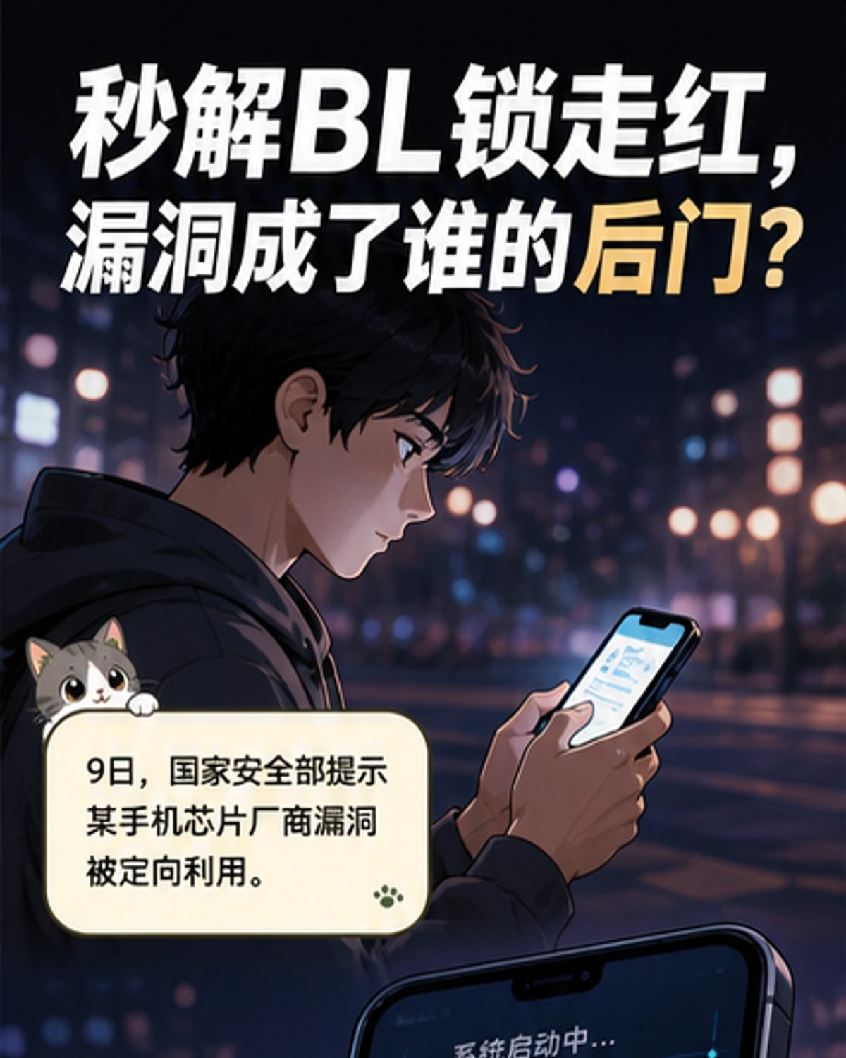 解锁BL锁暗藏后门风险