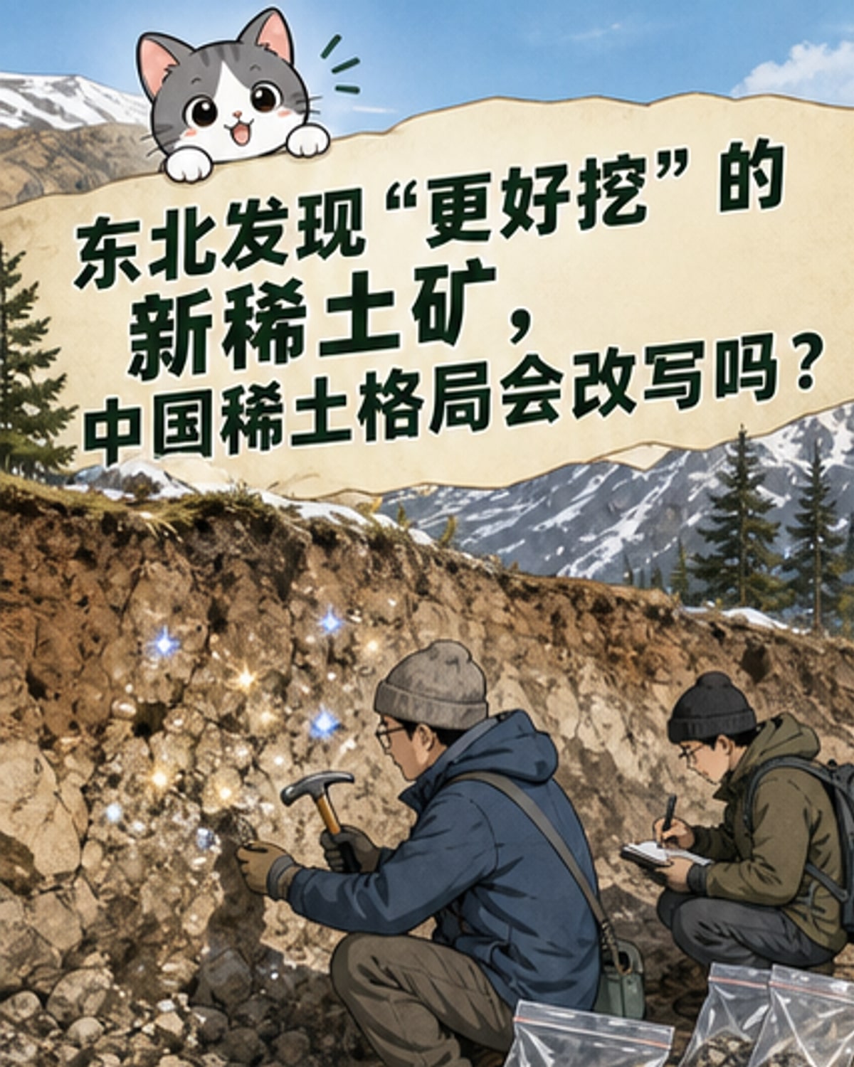 东北发现新型稀土矿