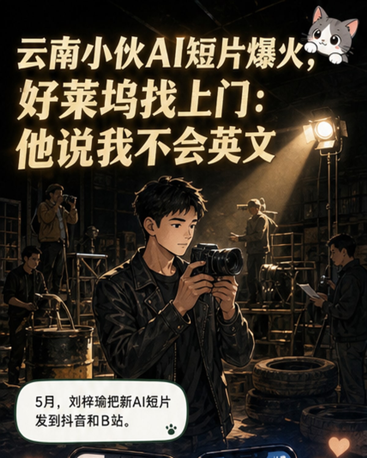 云南小伙AI短片惊动好莱坞