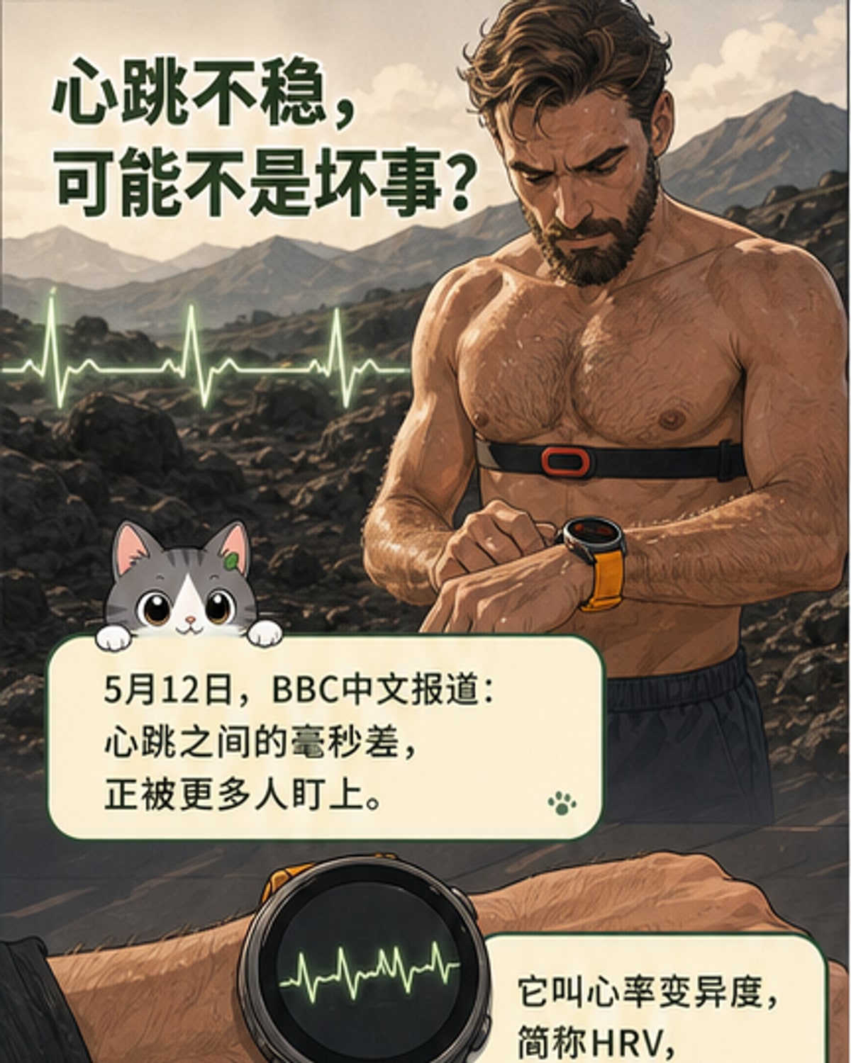 你的心跳其实不规律?这很健康