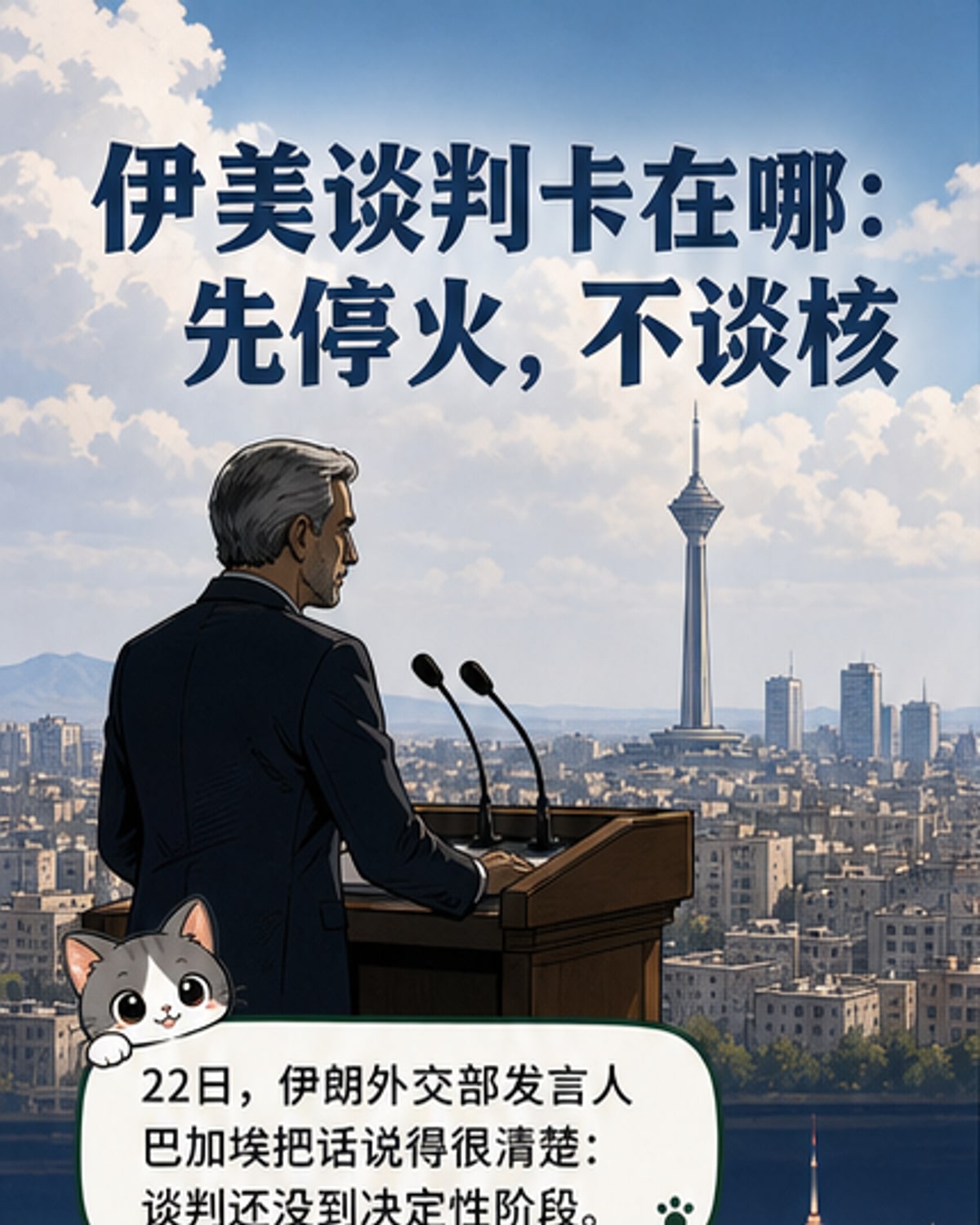 伊朗称伊美谈判暂不涉及核问题
