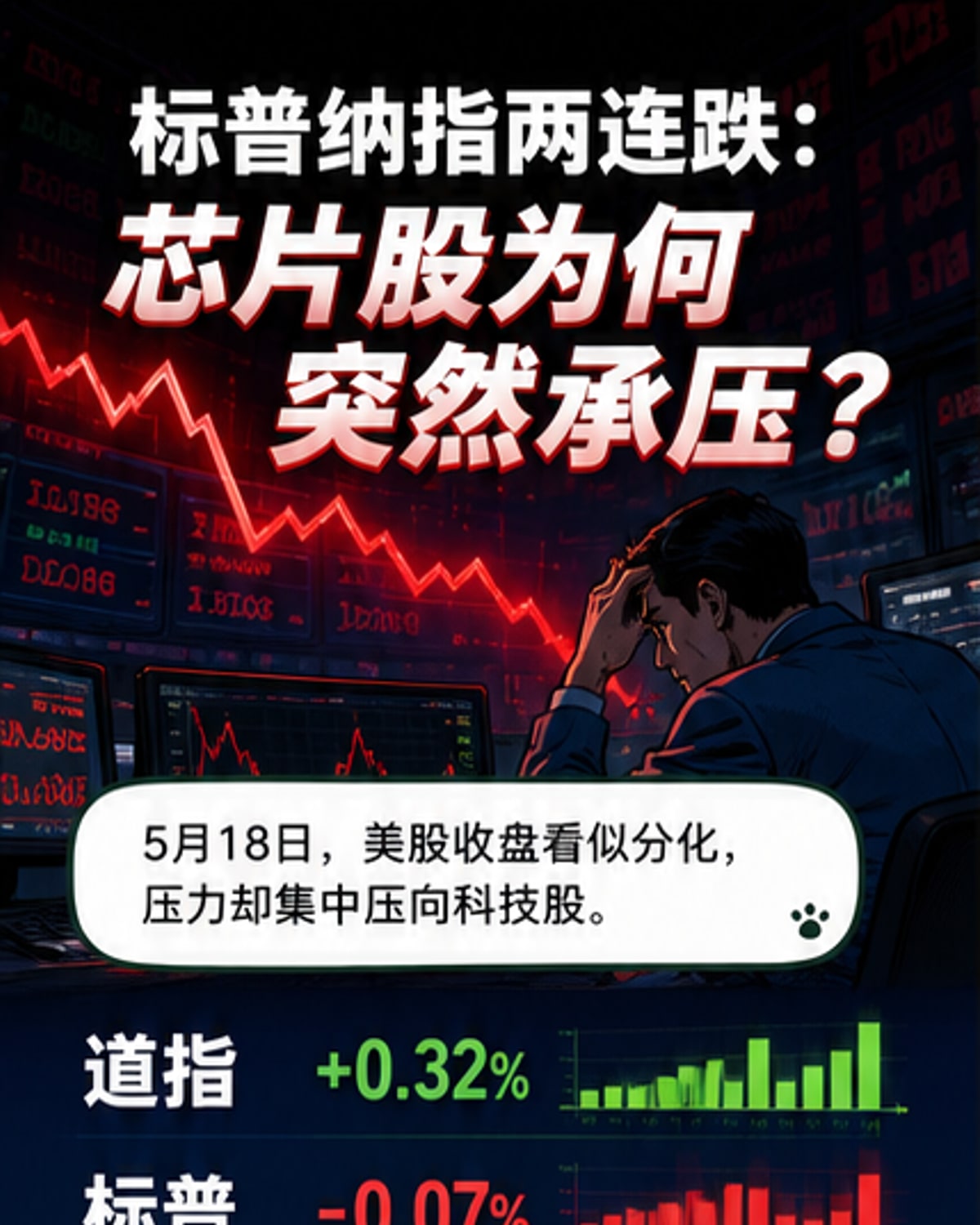 美股芯片股走弱,存储板块承压