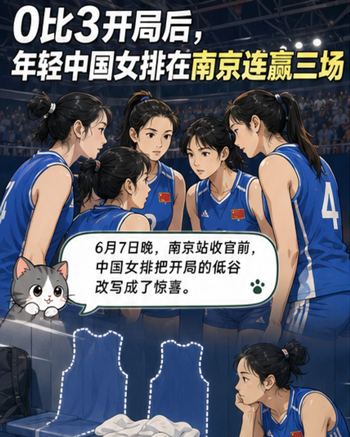 年轻的女排打出惊喜四连胜