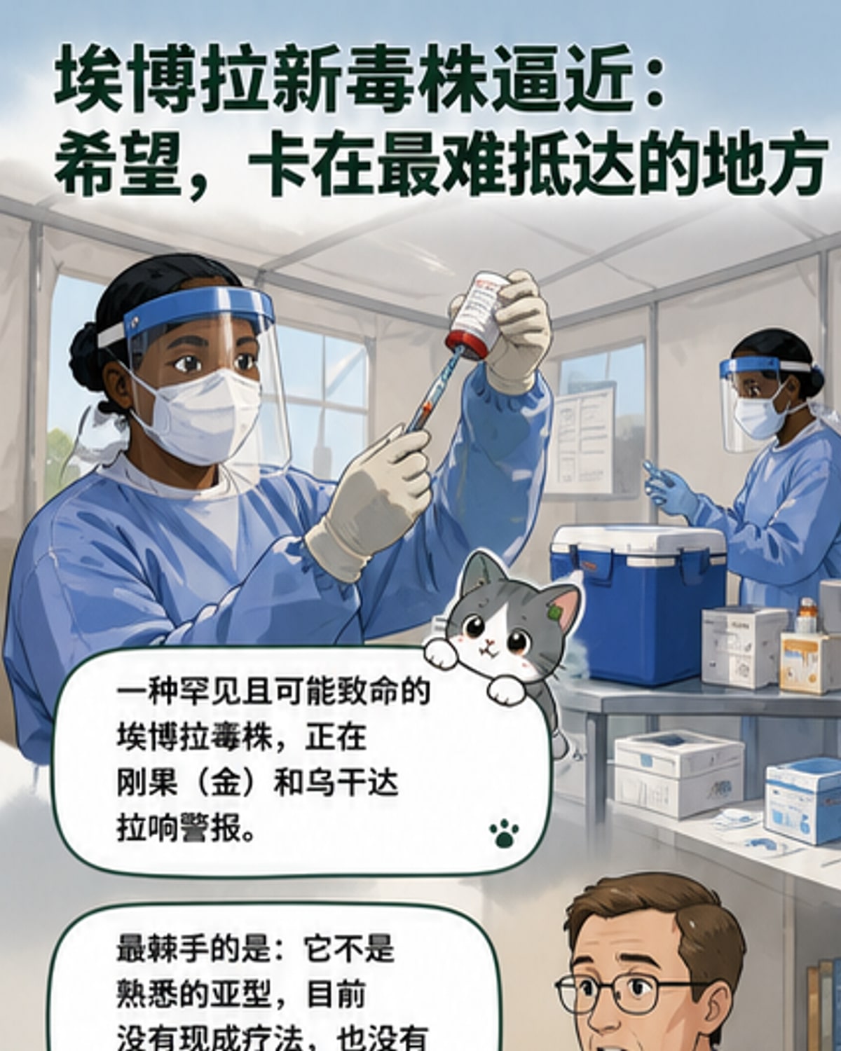新型埃博拉肆虐刚果与乌干达