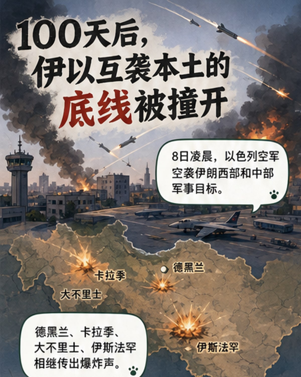 以伊直接交火，百日停火破裂