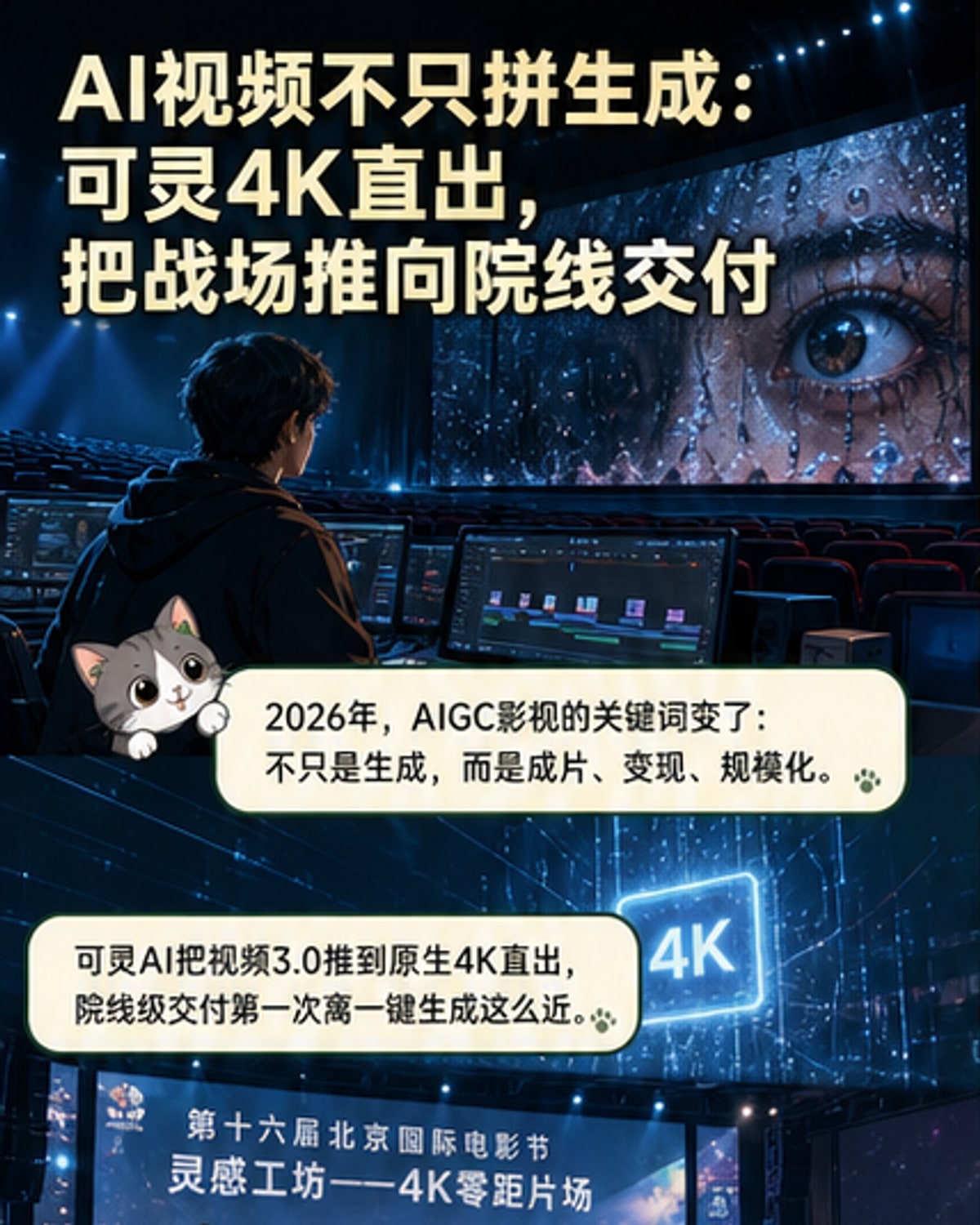 AI视频迈入4K院线时代